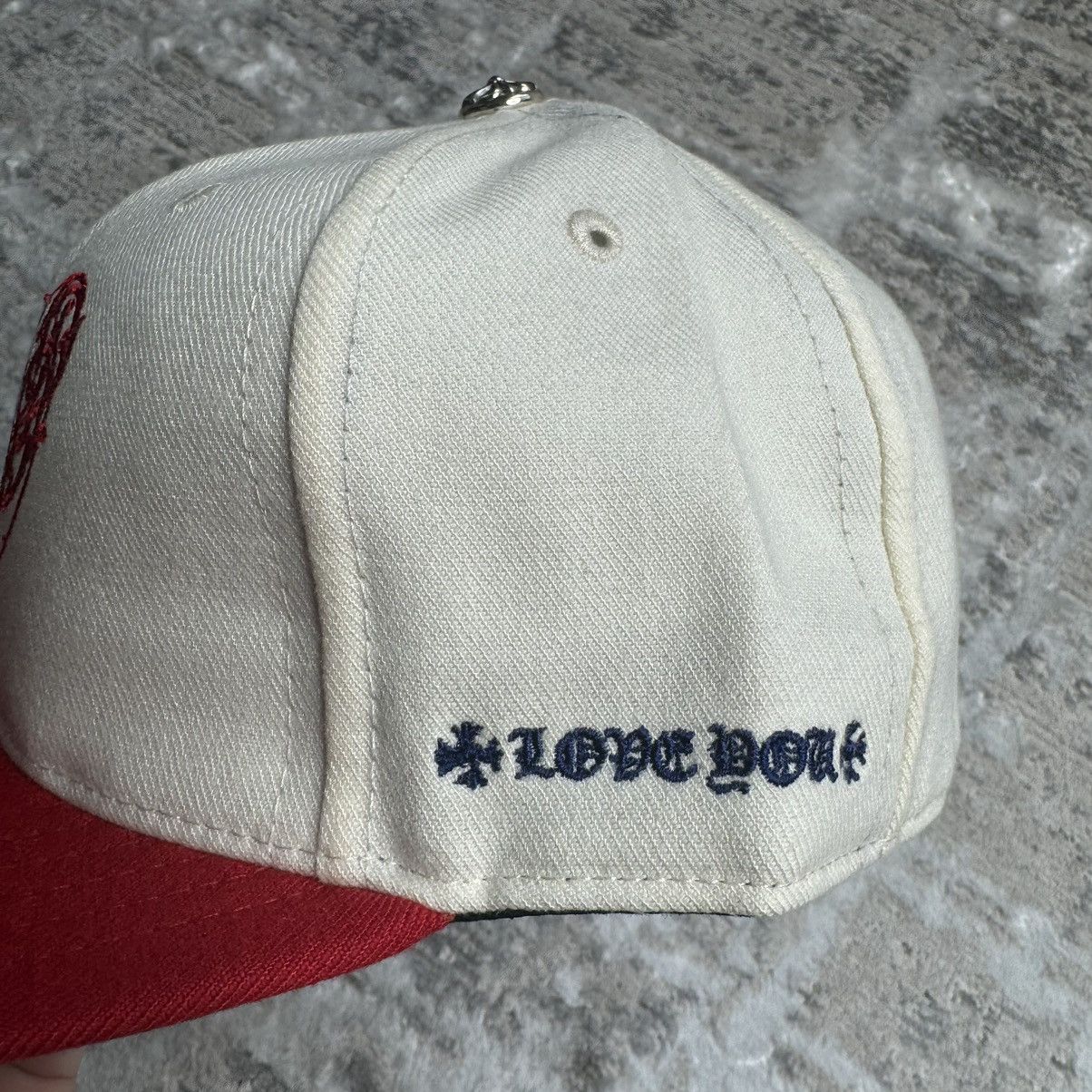 Chrome Hearts Love you heart fitted cap hat Sz- 7 5/8 Size ONE SIZE - 6 Thumbnail