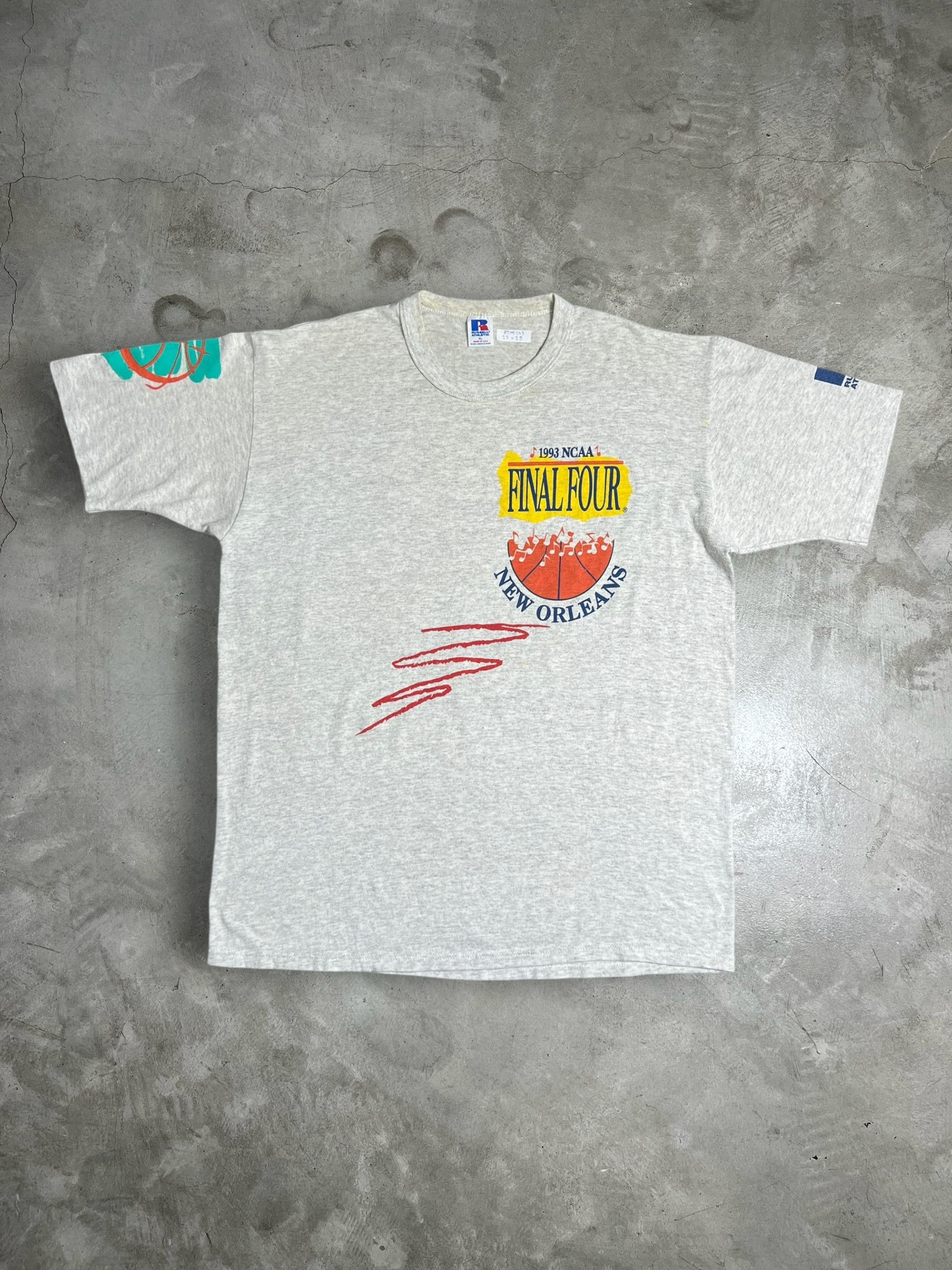 NCAA × Russell Athletic × Vintage Vtg 90s Russell x NCAA Final Four '93 Promo Tee (XL) GTME579 Size US XL / EU 56 / 4 - 1 Thumbnail