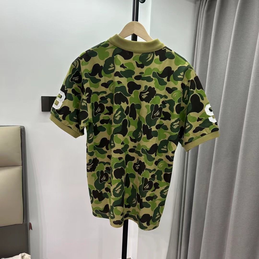 ABC CAMO LARGE APE HEAD POLO RELAXED FIT MENS – us.bape.com