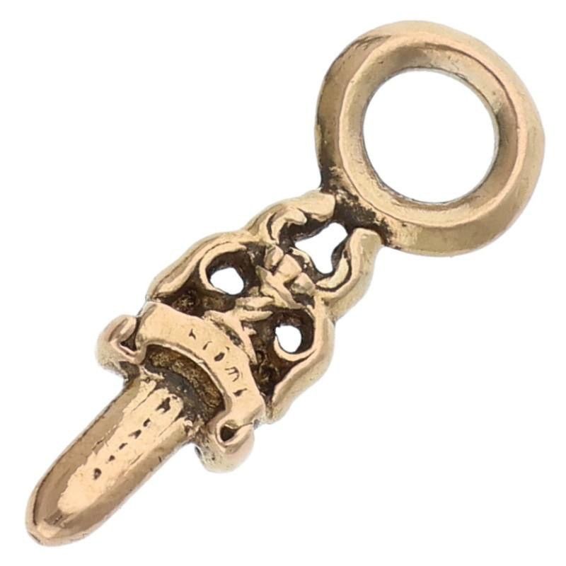 Chrome Hearts Chrome Hearts 22K Old Gold Dagger Stack Necklace Size ONE SIZE - 1 Thumbnail