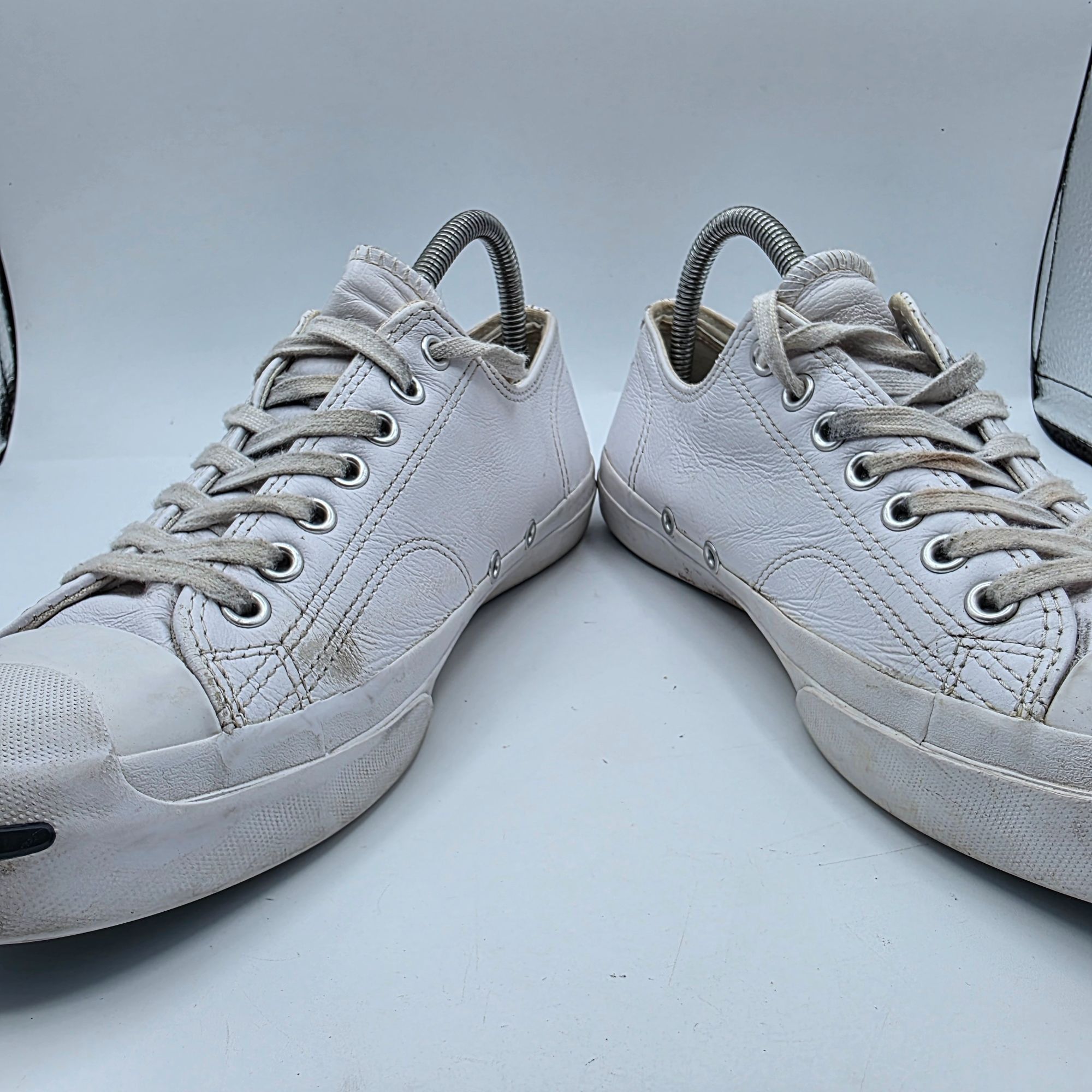 Converse Converse Jack Purcell Leather Womens Size 9 White Shoes Casu Size US 9 / IT 39 - 3 Thumbnail
