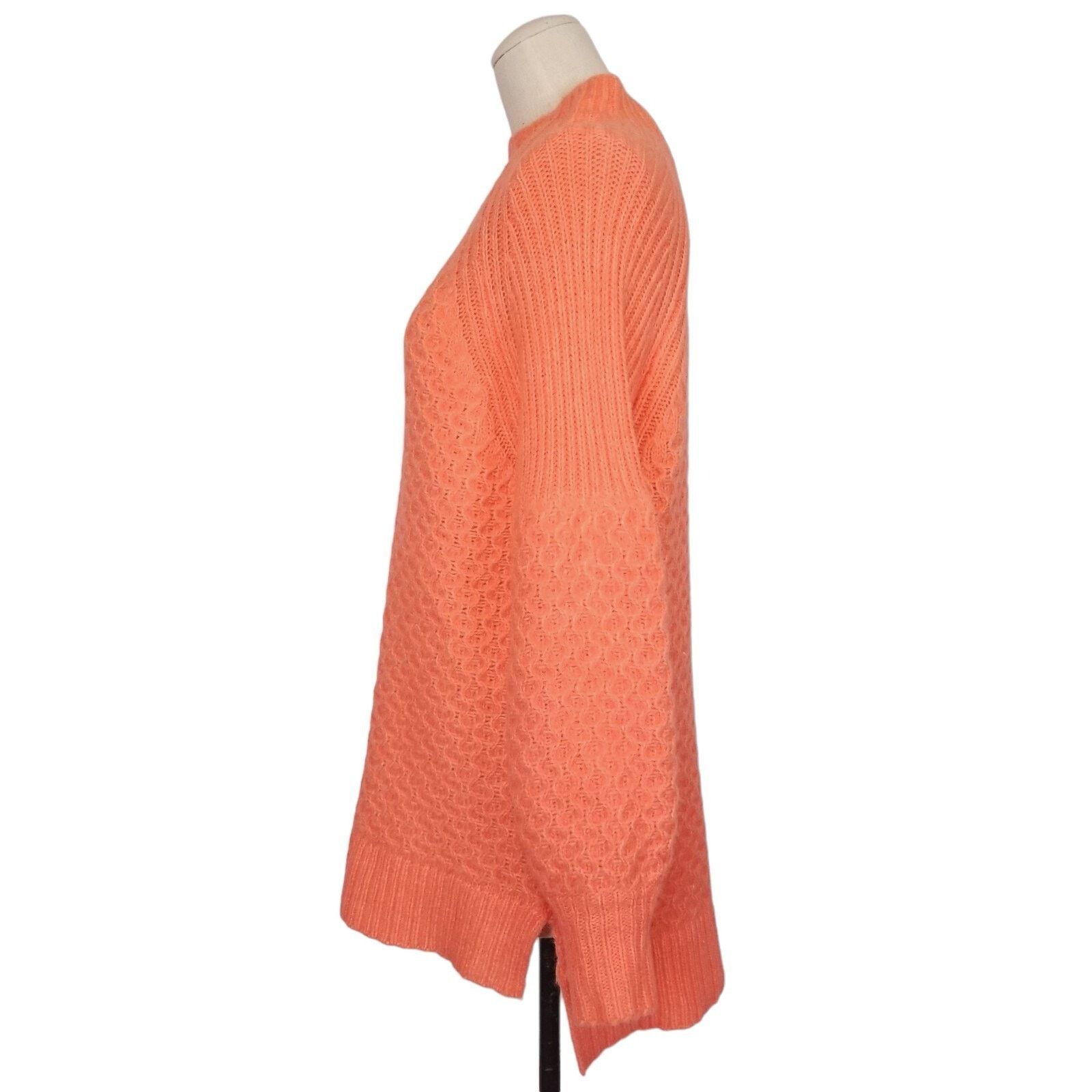 Anthropologie Anthropologie Bia Mock Neck Alpaca Blend Sweater Orange Sz S Size S / US 4 / IT 40 - 3 Thumbnail