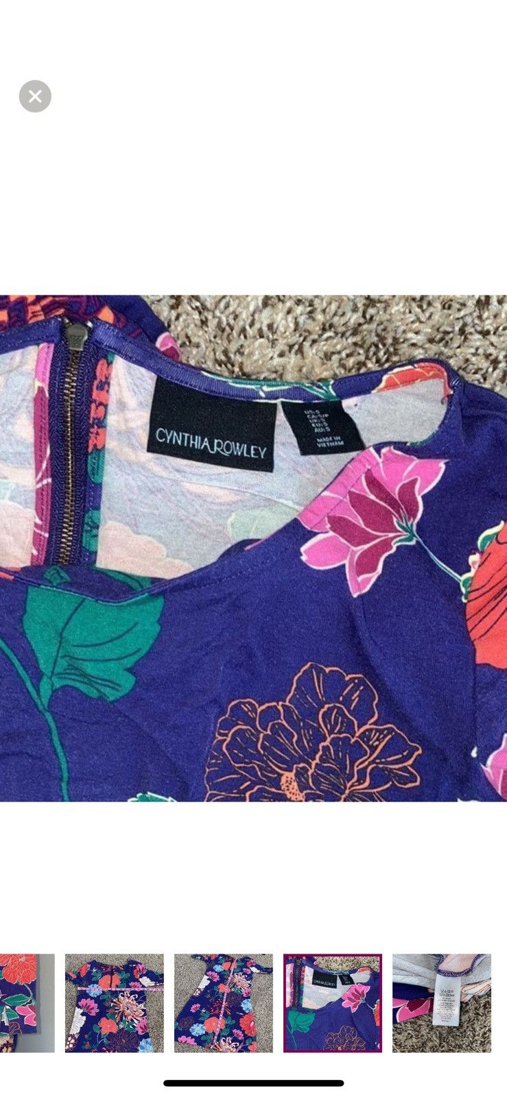 Cynthia Rowley Cynthia rowley small floral shift dress Size S / US 4 / IT 40 - 6 Thumbnail