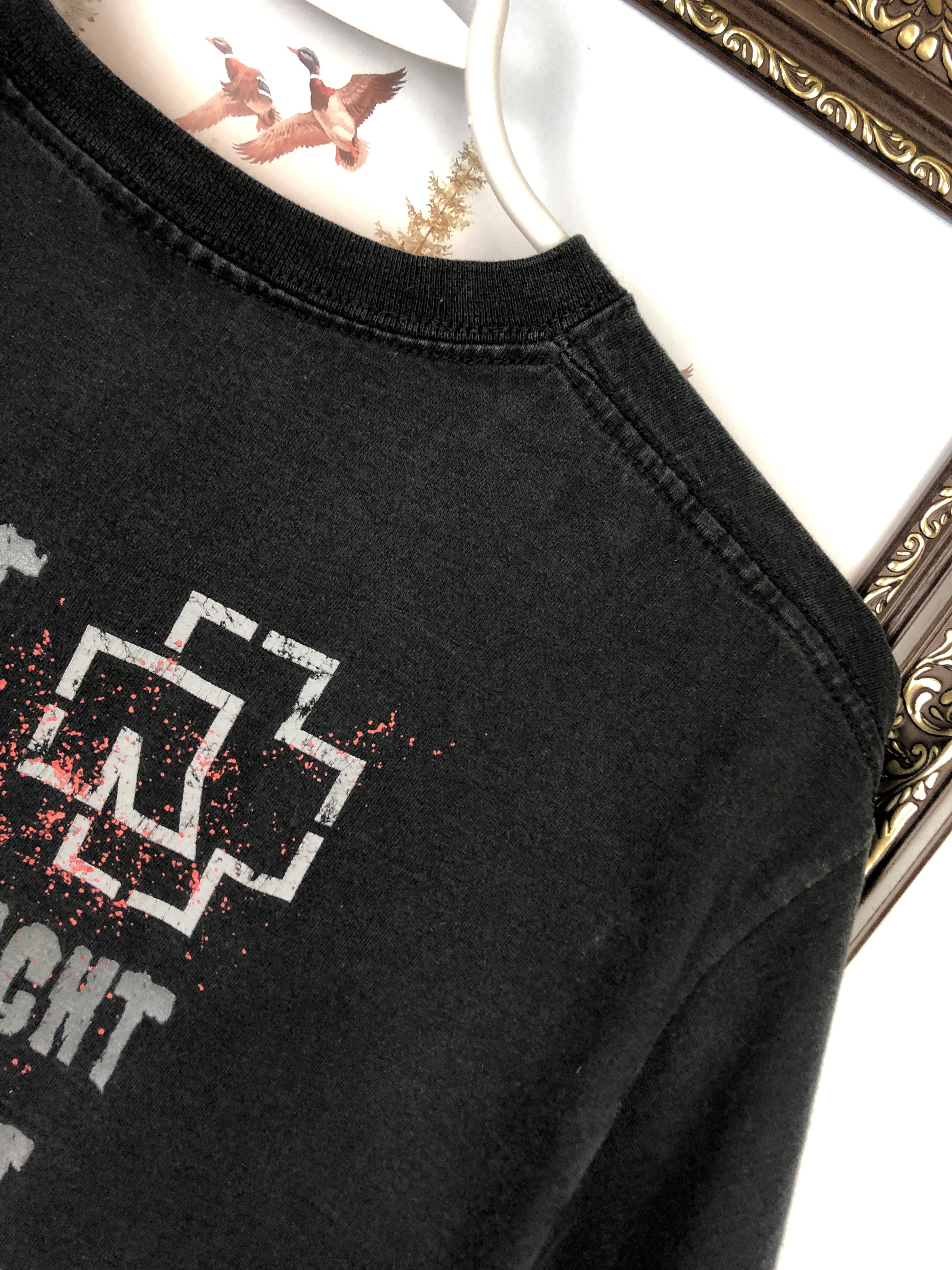 Band Tees Vintage Rammstein Band Shirt Over Print Tee Sex Liebe Black Size US M / EU 48-50 / 2 - 11 Thumbnail