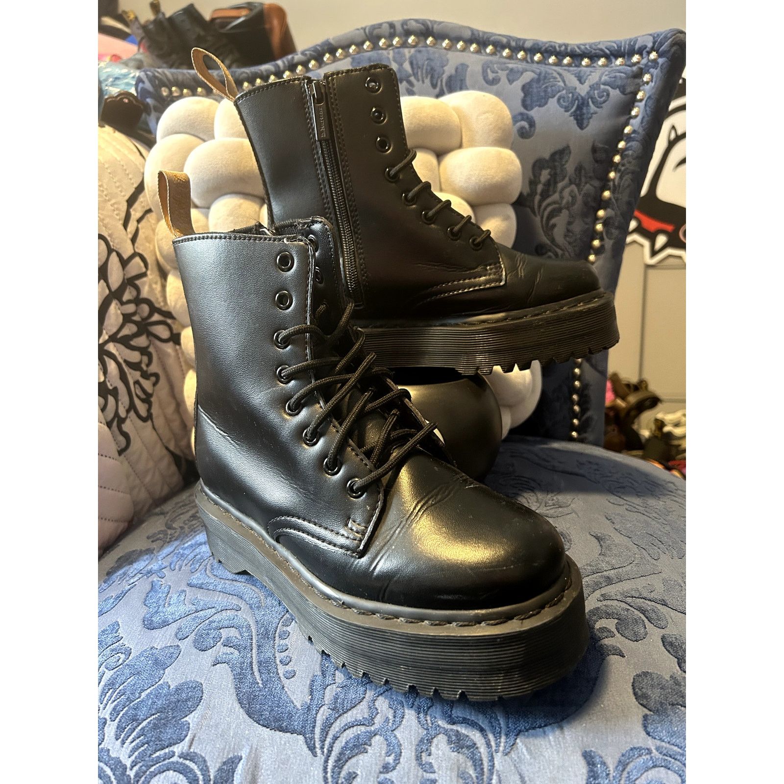 Dr. Martens Dr Martens V Jadon II Mono Size 7/EU 38 Size US 7 / IT 37 - 1 Thumbnail