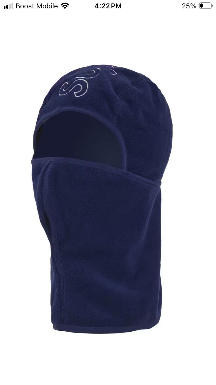 Supreme Supreme Polartec Balaclava Navy FW24 Size ONE SIZE - 1 Thumbnail