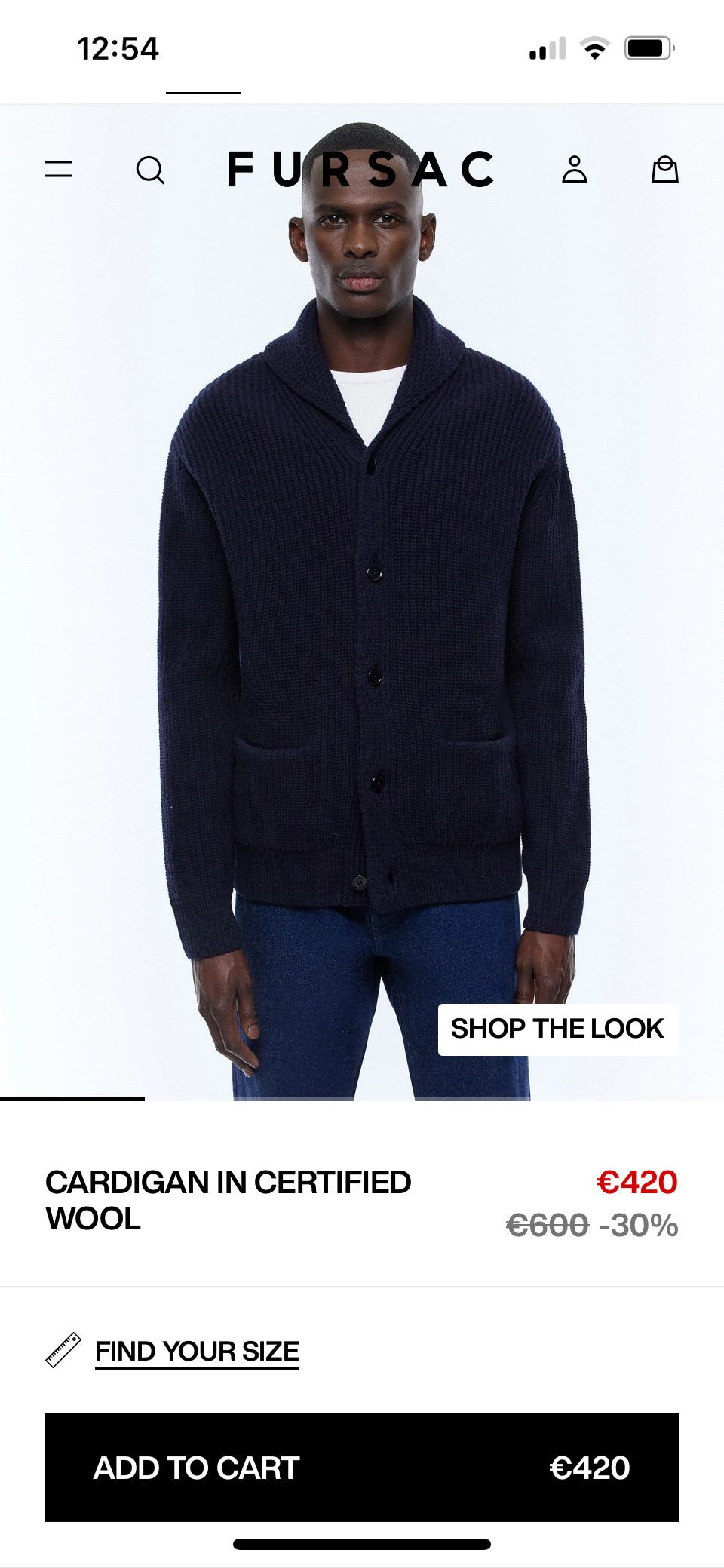 De Fursac Wool Knit Cardigan Size US S / EU 44-46 / 1 - 8 Thumbnail