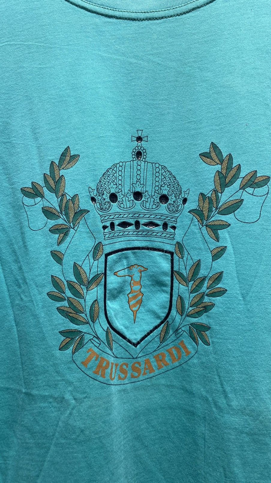 Trussardi × Vintage 💥Rare Trussardy Italy Graphic Logo Cross Size US S / EU 44-46 / 1 - 5 Thumbnail