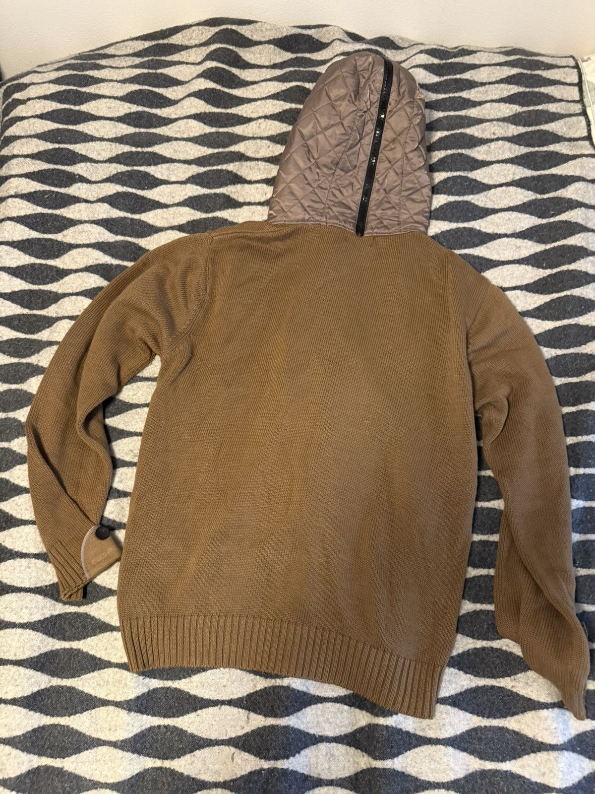 Vintage Techwear police cardigan with zip hood Size US L / EU 52-54 / 3 - 3 Thumbnail