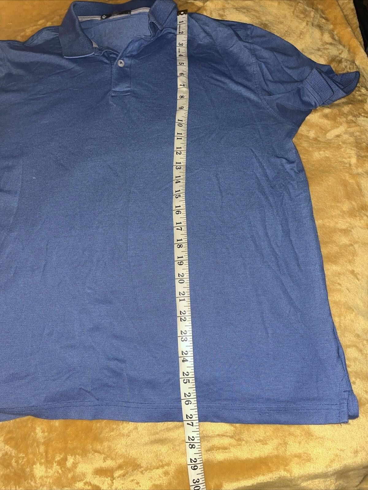 Other Member's Mark Short Sleeve Polo Shirt Men's Size L Blue Size US L / EU 52-54 / 3 - 6 Thumbnail