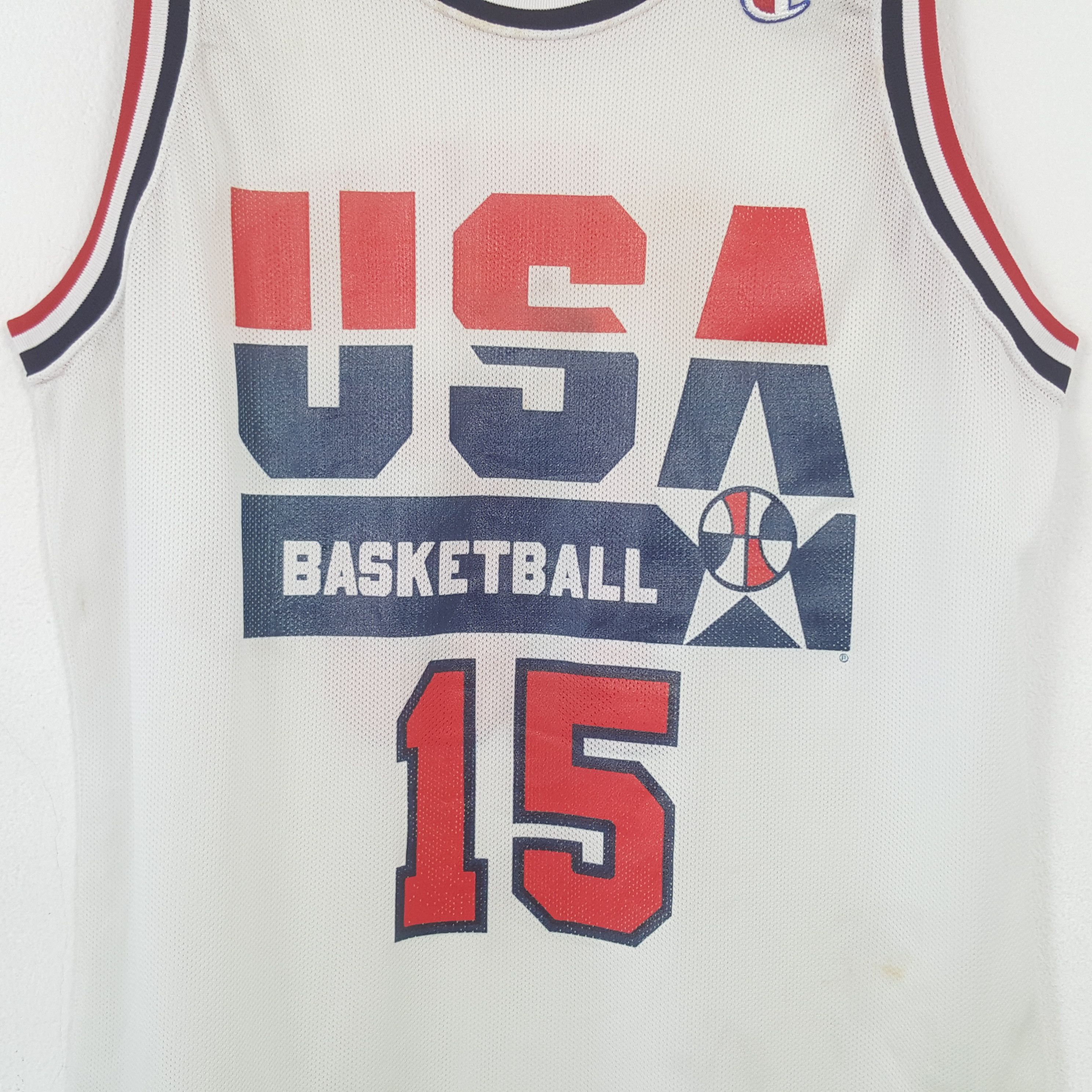 Champion Vintage Champion USA Basketball Team 15 Tshirt RR6 Size US XL / EU 56 / 4 - 2 Thumbnail