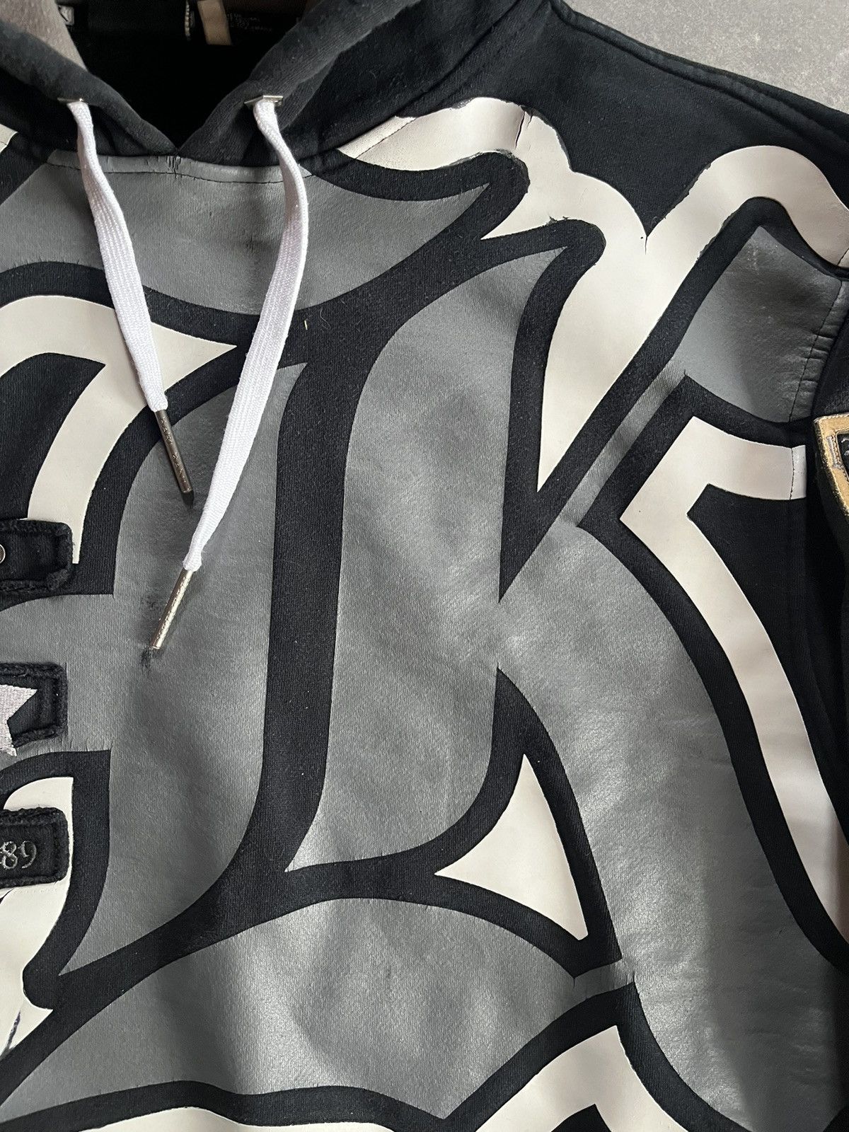 Karl Kani 90s/00s Vintage Karl Kani Big Logo Baggy Heavy Hoodie XL XXL Size US XL / EU 56 / 4 - 8 Thumbnail