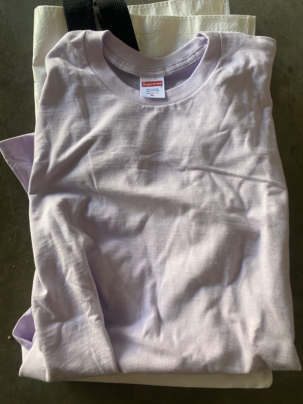 Supreme Rare Lavender Supreme Tee Blank Size US XL / EU 56 / 4 - 1 Thumbnail