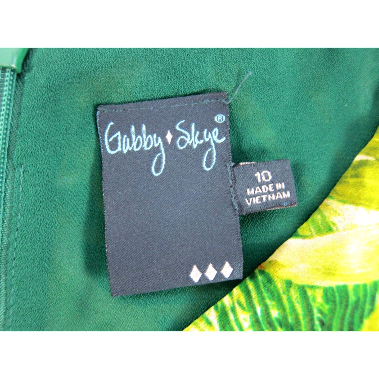Vintage Gabby Skye Green Floral Sleeveless V-Neck Wrap Tie Midi Maxi Tank Dress 10 Size L / US 10 / IT 46 - 3 Thumbnail