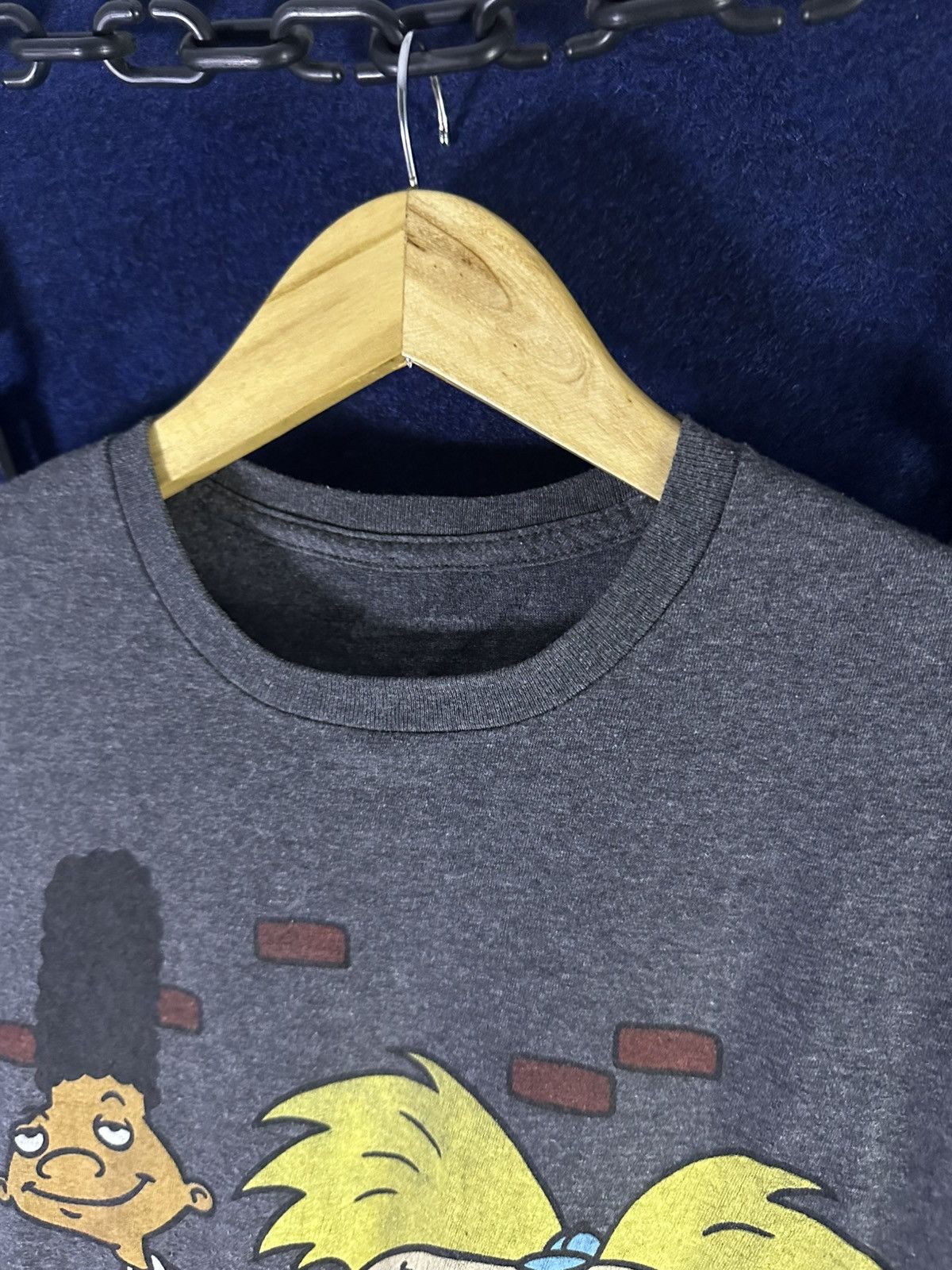 Nickelodeon 90s Nickelodeon Cartoon Hey Arnold Official T-Shirt Size US M / EU 48-50 / 2 - 6 Thumbnail