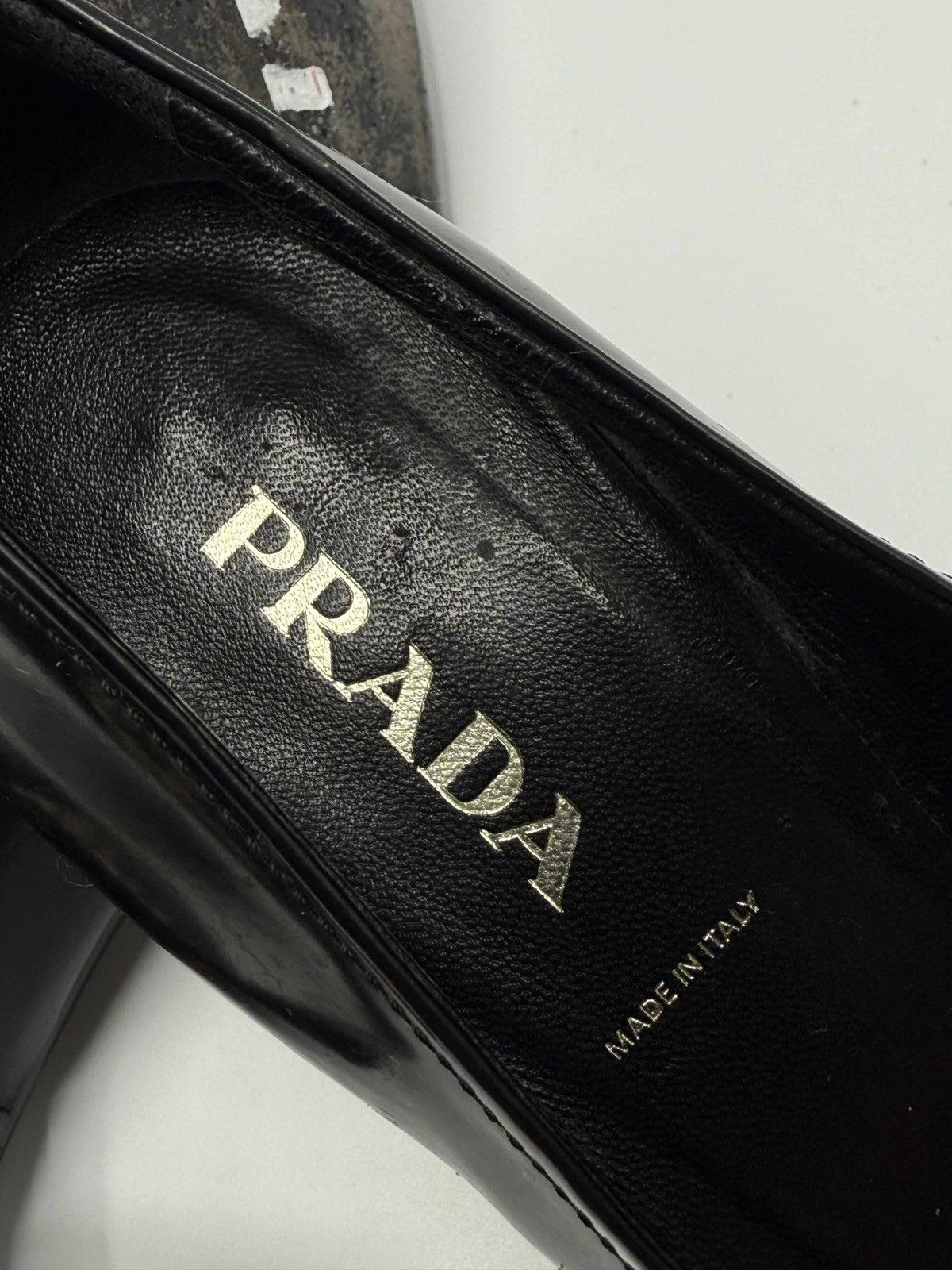 Prada Prada Patent Leather Bow Accents Pumps Size US 7 / IT 37 - 7 Thumbnail