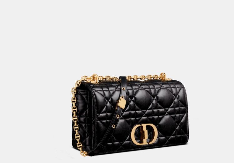 Dior o1w1db10425 M9243U Size: OS / Large Caro Bag in Black Size ONE SIZE - 1 Thumbnail