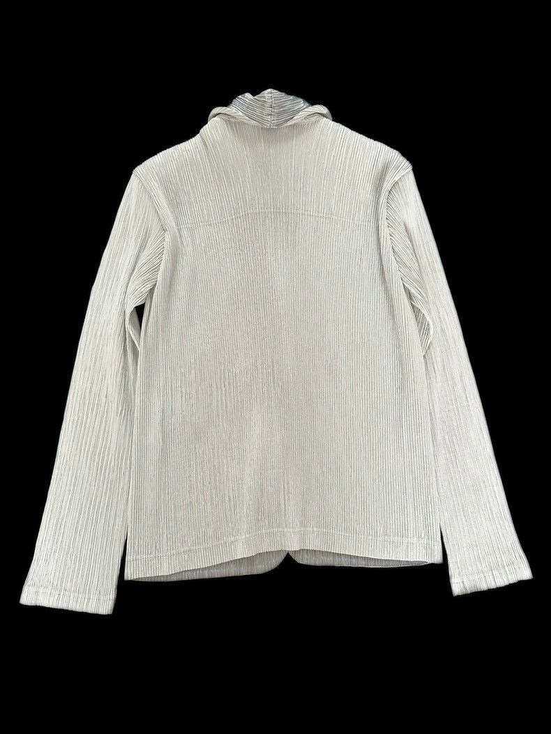 Issey Miyake Issey Miyake size:2 A white pleated cardigan Size XS / US 0-2 / IT 36-38 - 4 Thumbnail