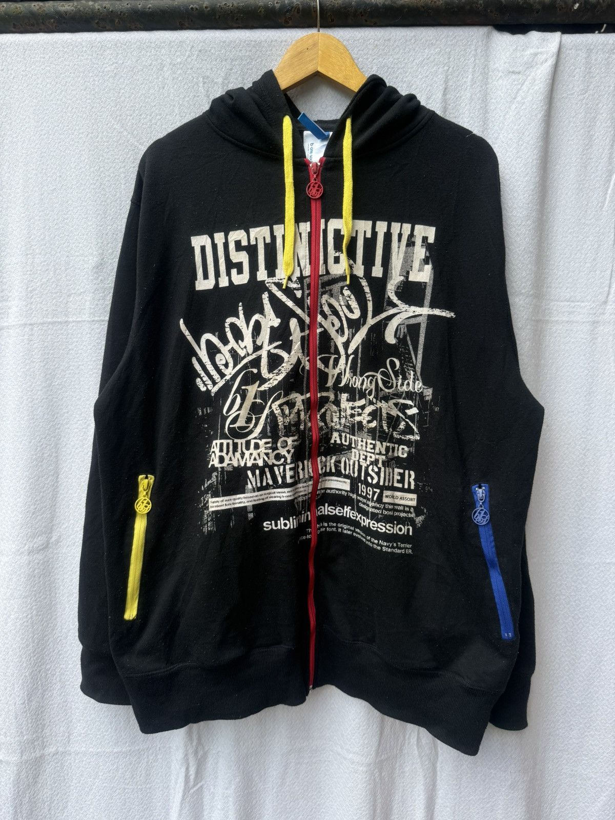 If Six Was Nine B-one soul poem japanese zipper hoodie kmrii styled Size US XL / EU 56 / 4 - 2 Thumbnail