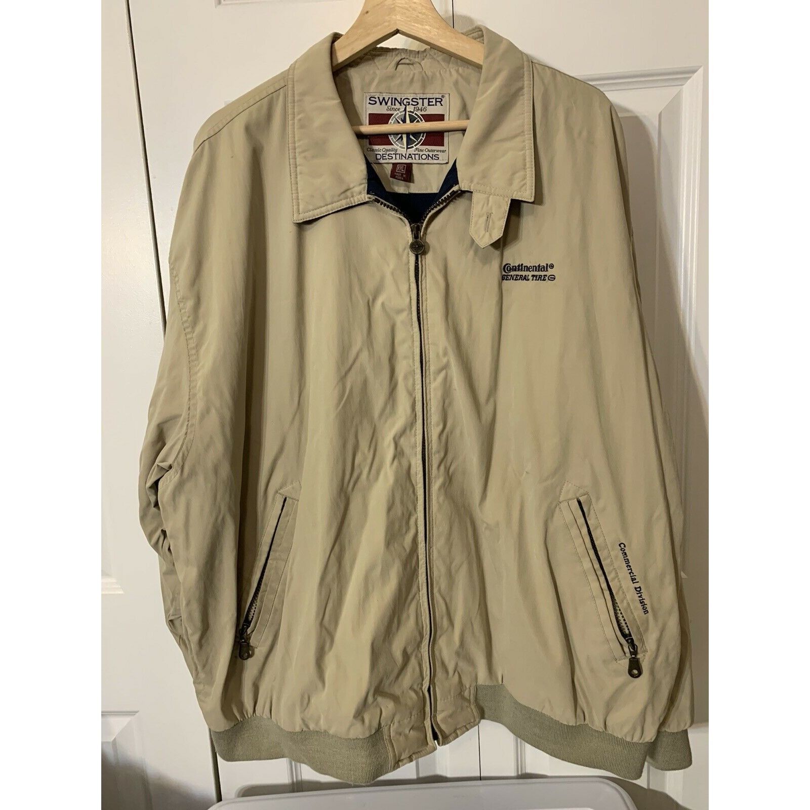 Swingster Vintage Swingster Sz XXL Jacket Continental General Tire G C Size US XXL / EU 58 / 5 - 6 Thumbnail