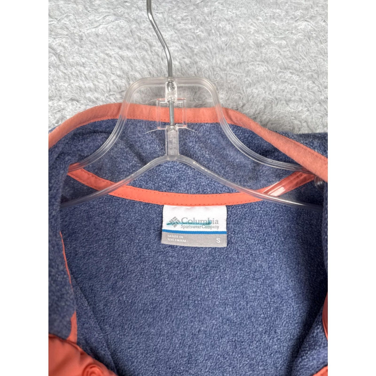 Vintage Columbia Sweater Womens Small Blue Coral Fleece Snap Pullover Outdoor Hiking Size S / US 4 / IT 40 - 7 Thumbnail