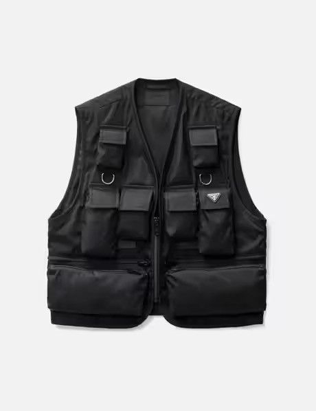 Prada 🔥Prada🔥 Black Re-Nylon Multi-Pocket Cargo Vest Size US XXL / EU 58 / 5 - 1 Thumbnail