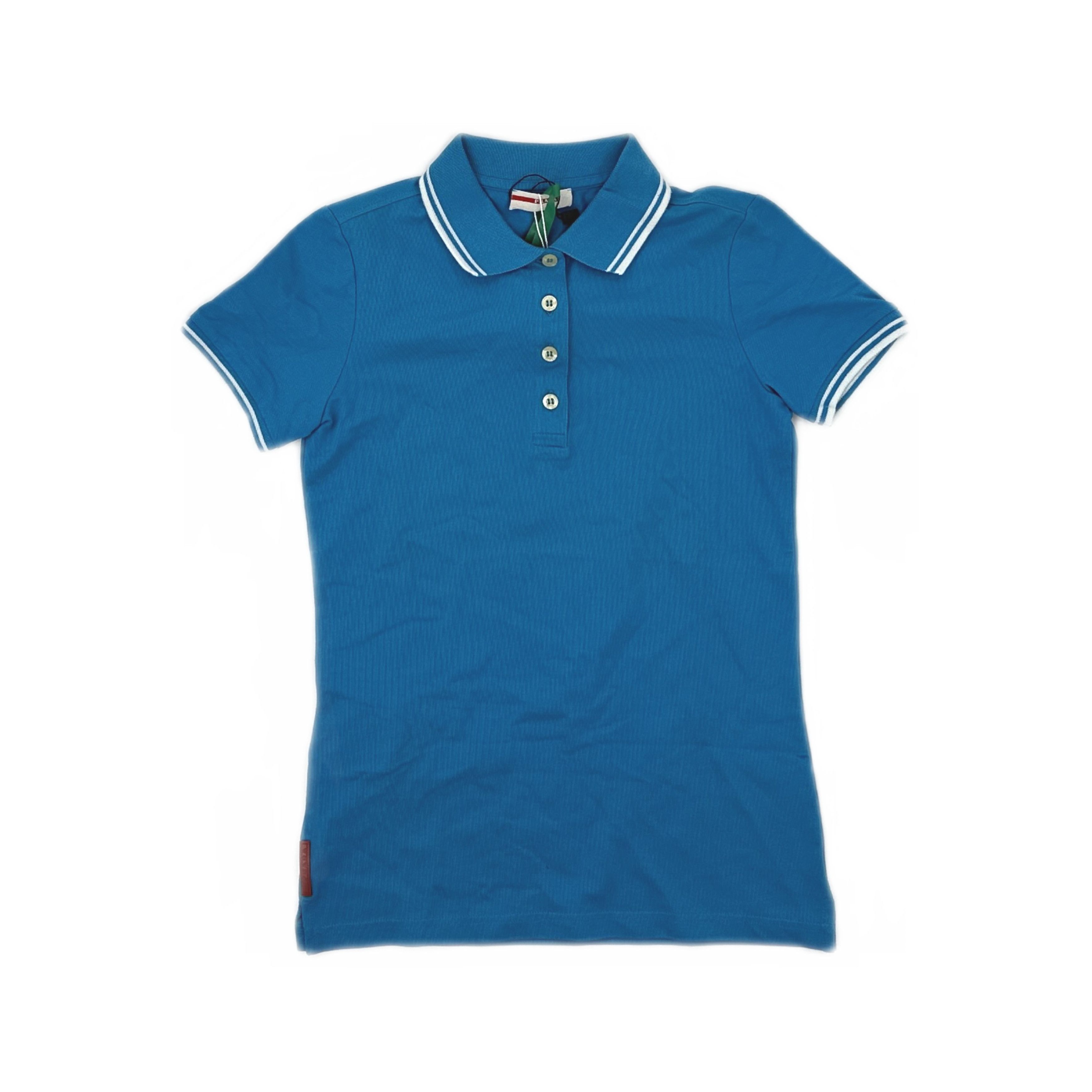 Prada Prada Blue Polo Shirt Size XS Size US XS / EU 42 / 0 - 1 Thumbnail