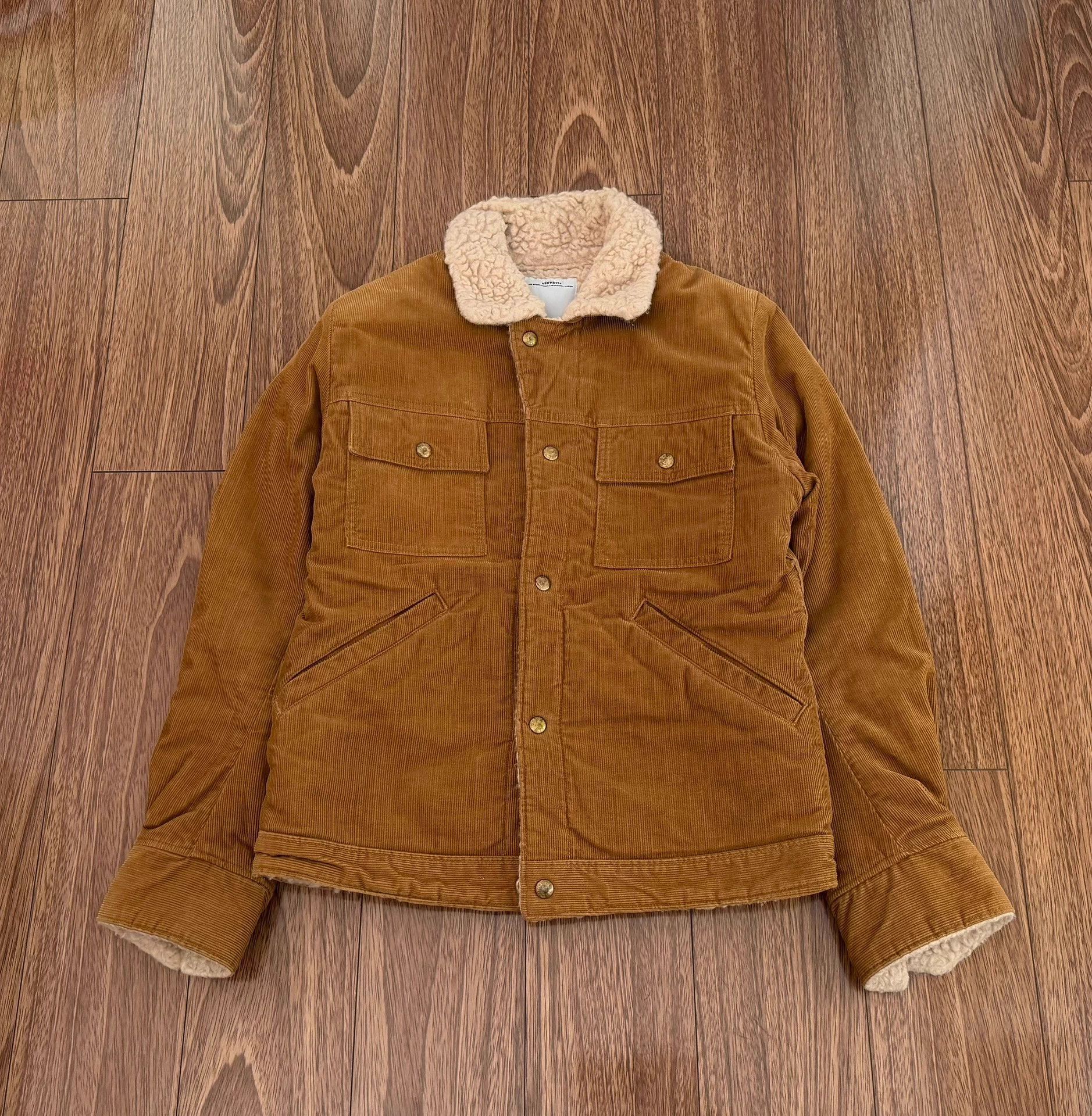 VISVIM Caravan JKT SLUB Corduroy Lamb Fleece 14AW 2