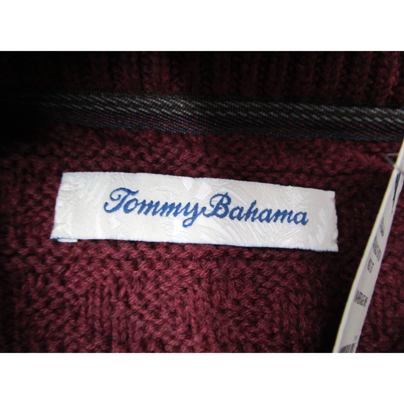 Tommy Bahama Tommy Bahama Sweater Mens 2XL XXL Big Red Sorento Beach Button Pullover Mock Neck Knit Pullover Casual Travel Workwear Solid Red Big & Tall Mens Size US XXL / EU 58 / 5 - 2 Thumbnail