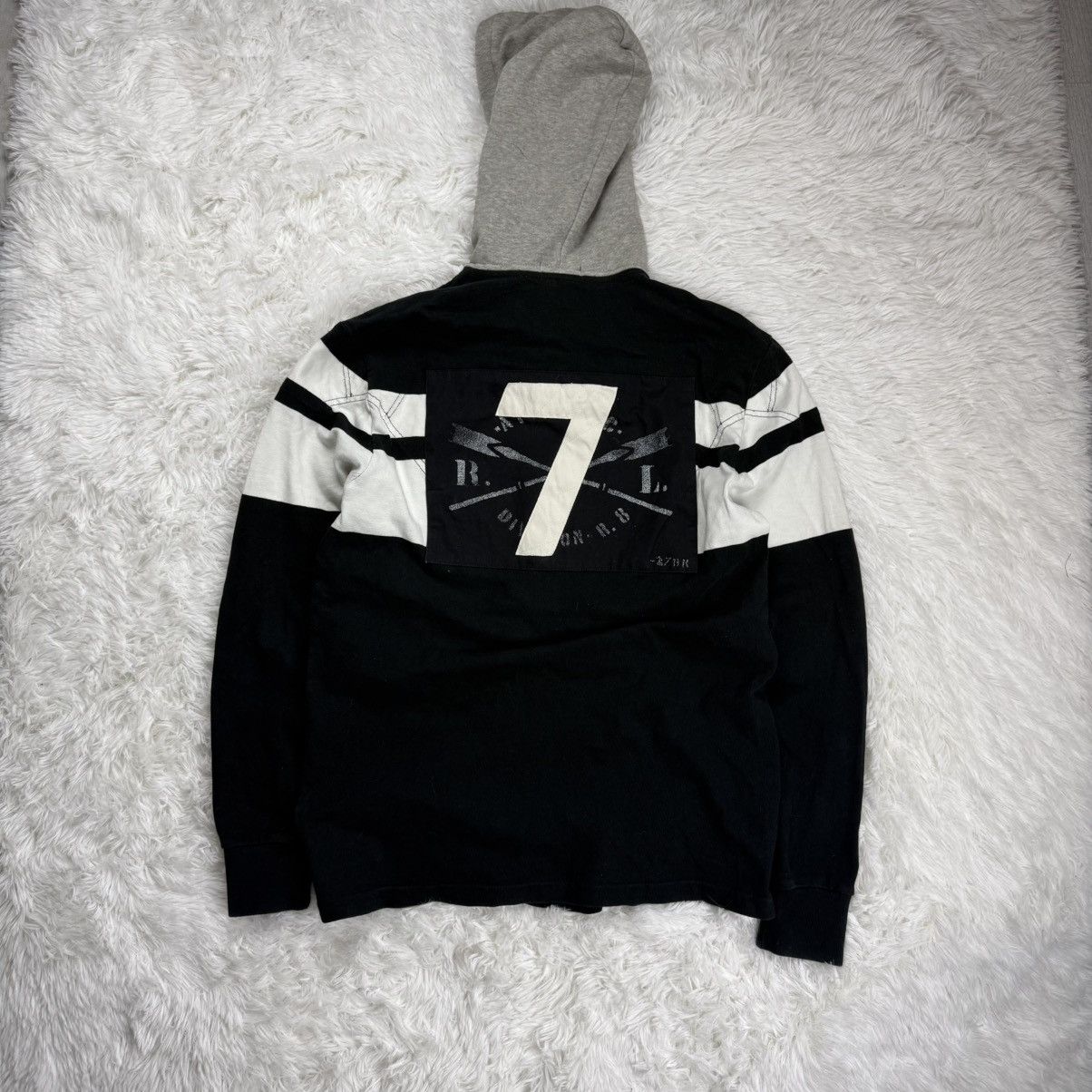 Polo Ralph Lauren Polo Ralph Lauren M Vintage Hoodie Big Logo Streetwear Size US M / EU 48-50 / 2 - 2 Thumbnail