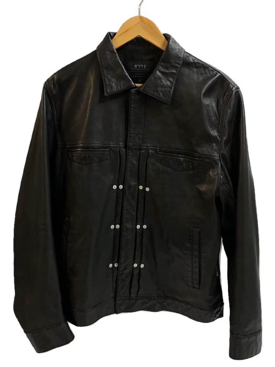 ヨウジヤマモト S'YTE Sheepskin leather Car Coat Yohji Yamamoto yohji yamamoto S'yte Sheepskin leather jacket | Grailed