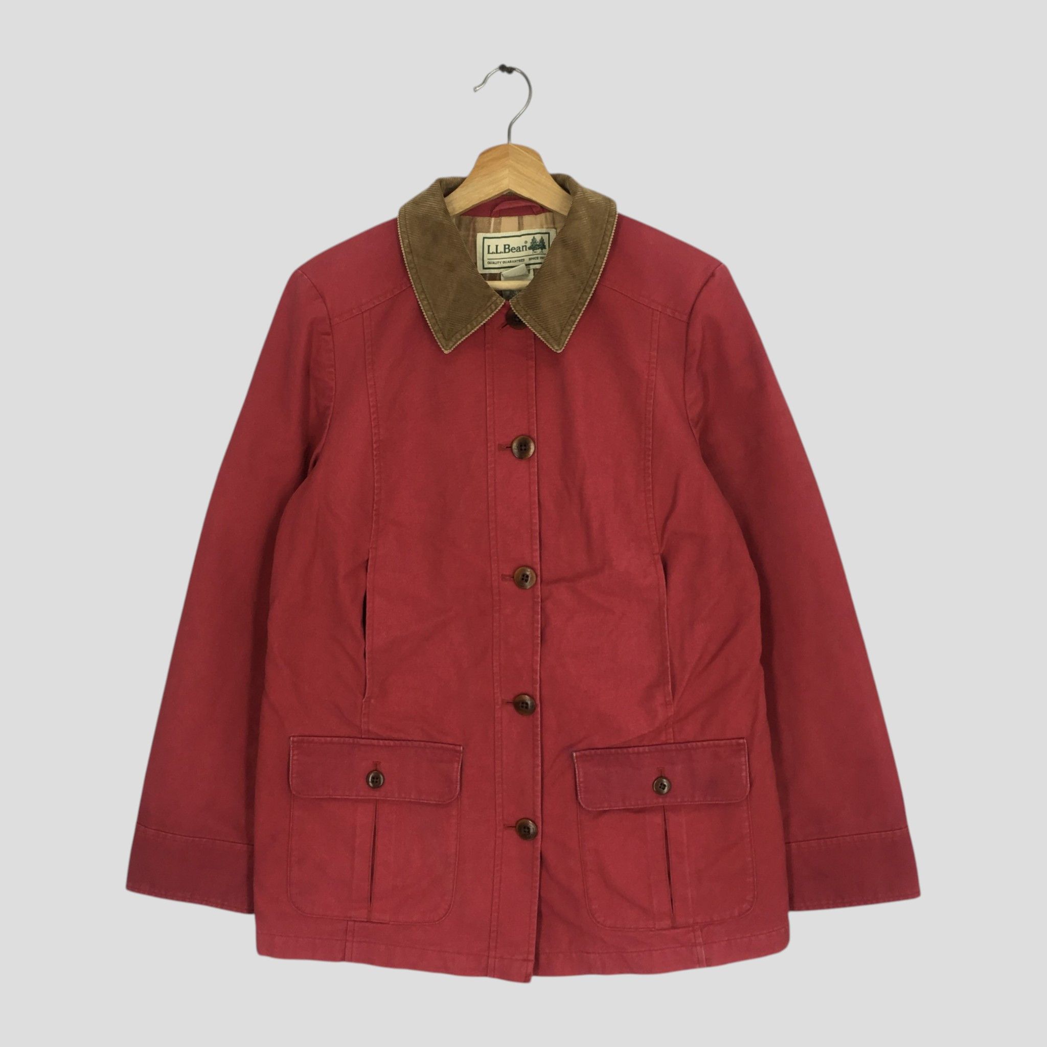 L.L. Bean Vintage 90's LL Bean Red Four Pocket Workwear Jacket - 1851 Size US M / EU 48-50 / 2 - 1 Thumbnail