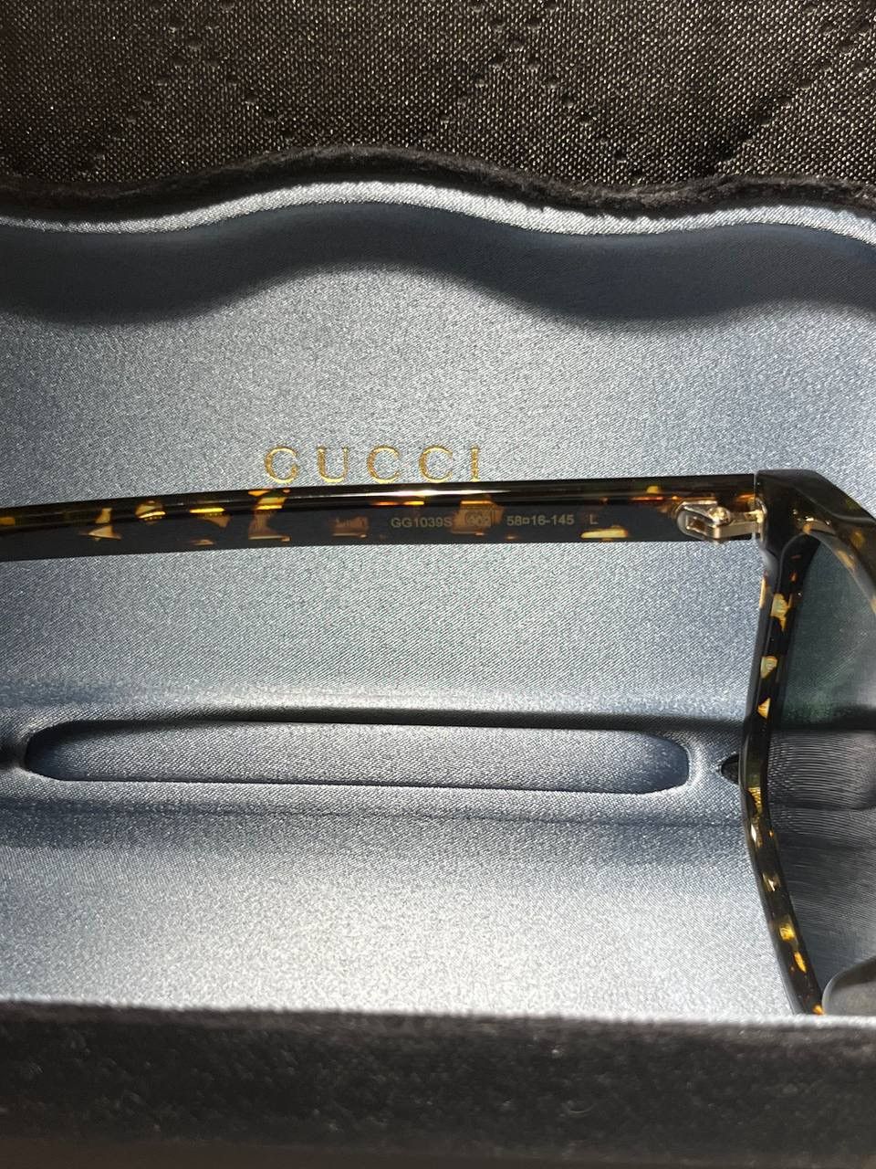 Gucci GUCCI Schwarz-braune Pilotenbrille Size ONE SIZE - 2 Thumbnail