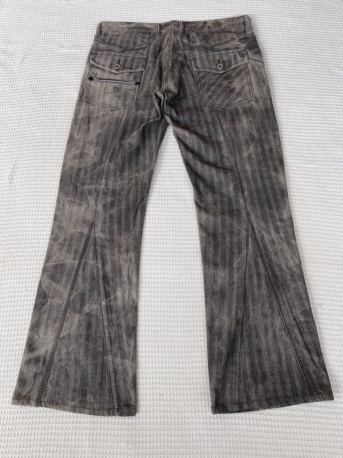 Japanese Brand Rare🔥Japanese Designer EDGE RUPERT Flared Bootcut Jeans Size US 35 - 3 Thumbnail