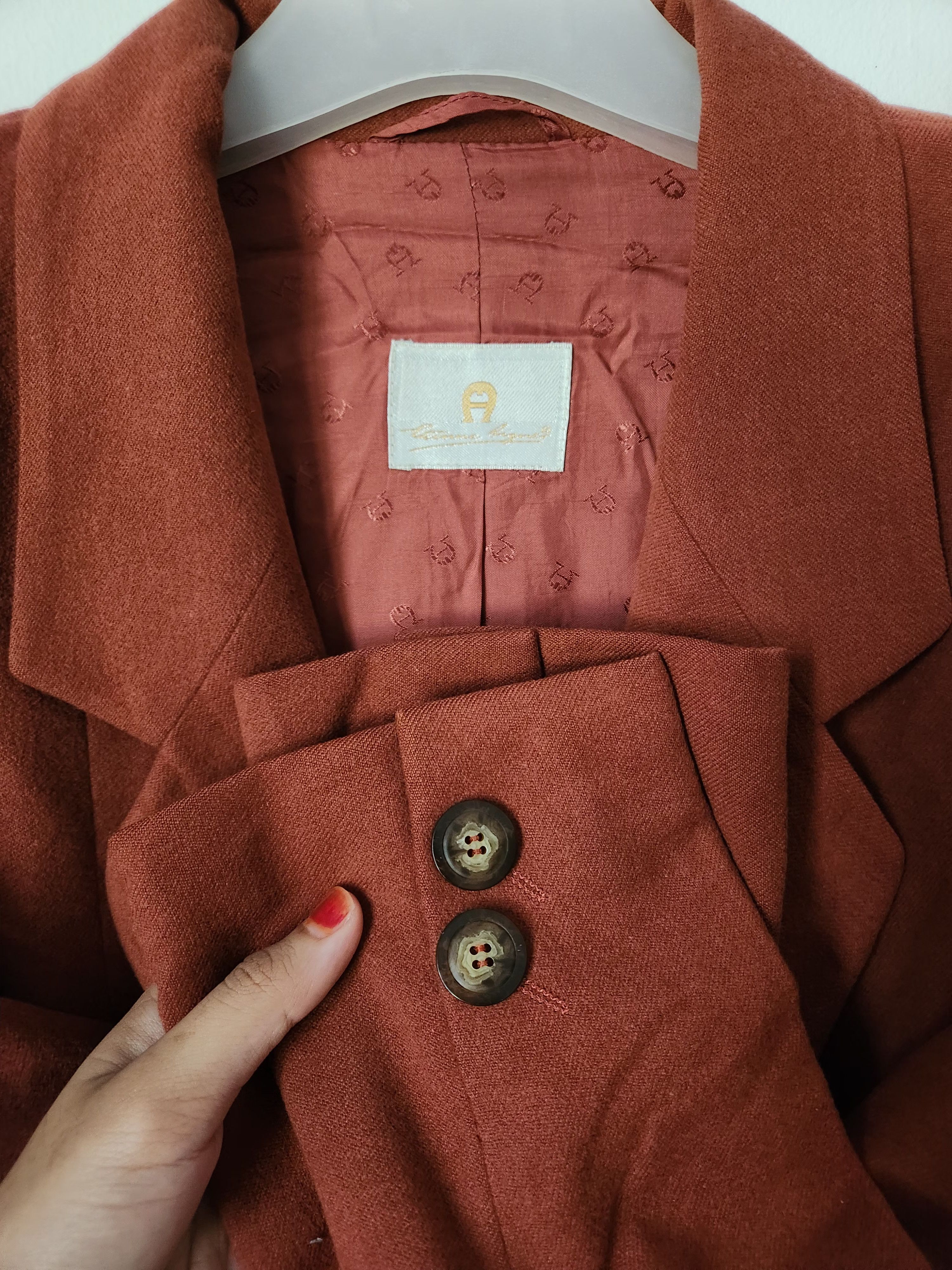 Etienne Aigner Vintage Etienne Aigner Women Blazer Size L / US 10 / IT 46 - 5 Thumbnail