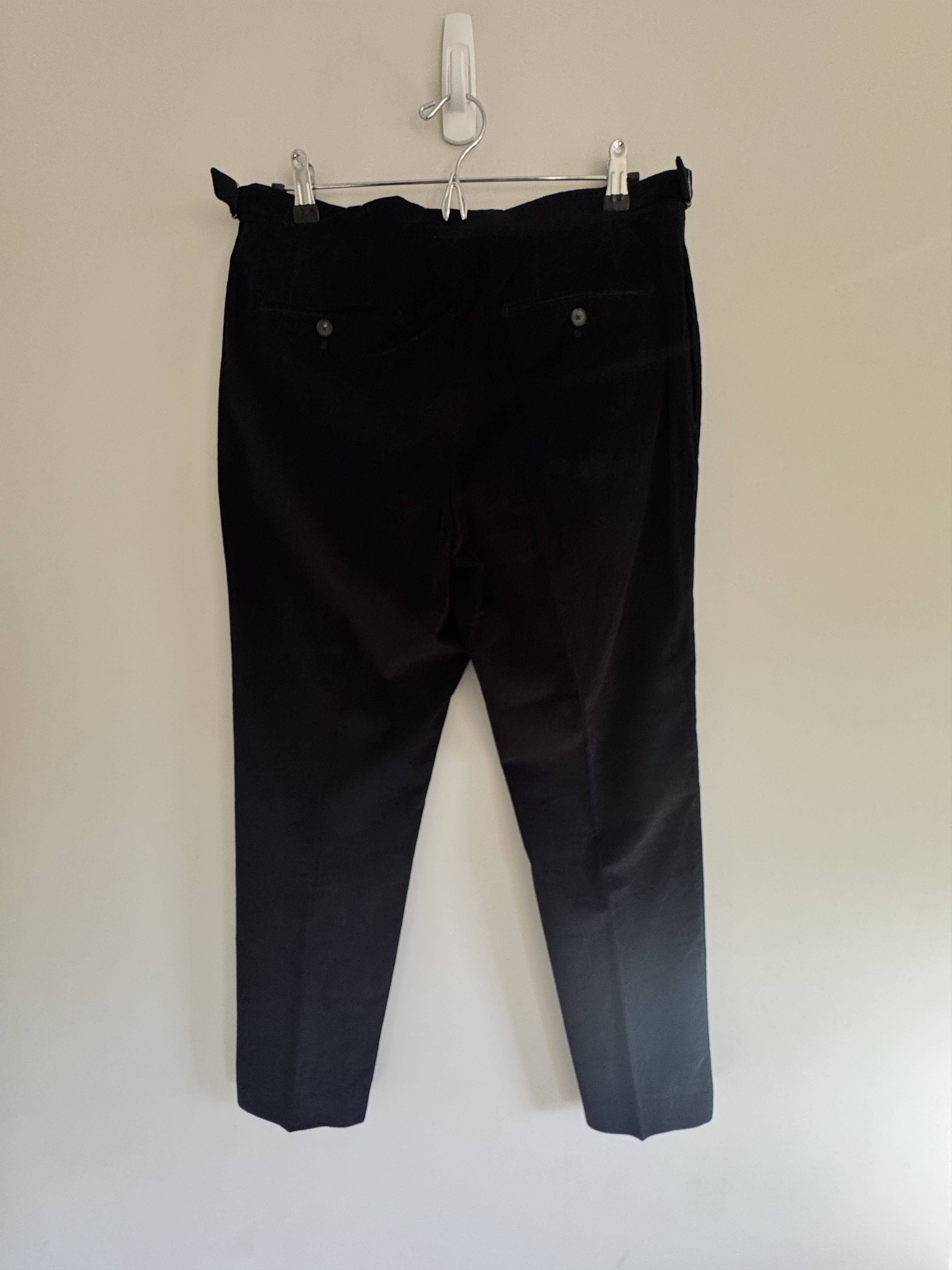 Other Trunk Clothiers Wigmore Italian Needlecord Trousers Navy Size US 32 / EU 48 - 4 Thumbnail