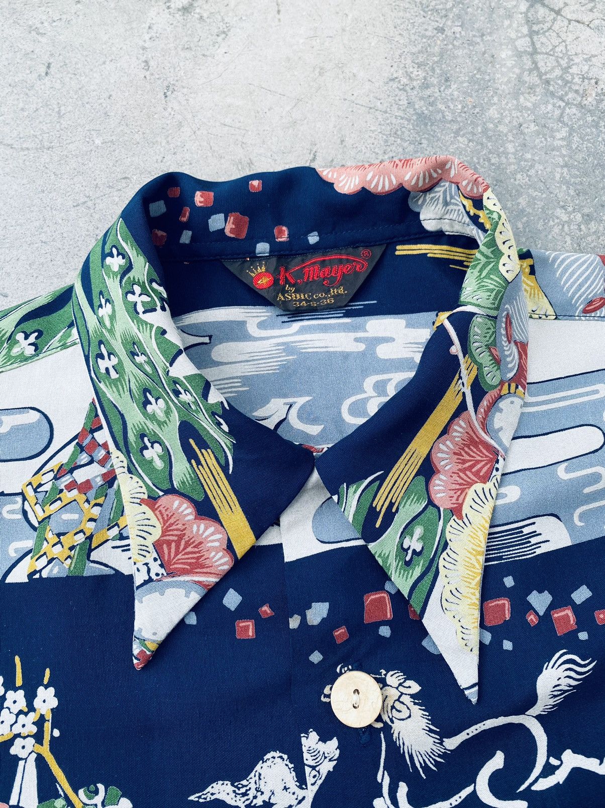 Vintage Vintage Kriff Mayer Hawaii Rayon Button Ups Rare Size US S / EU 44-46 / 1 - 6 Thumbnail