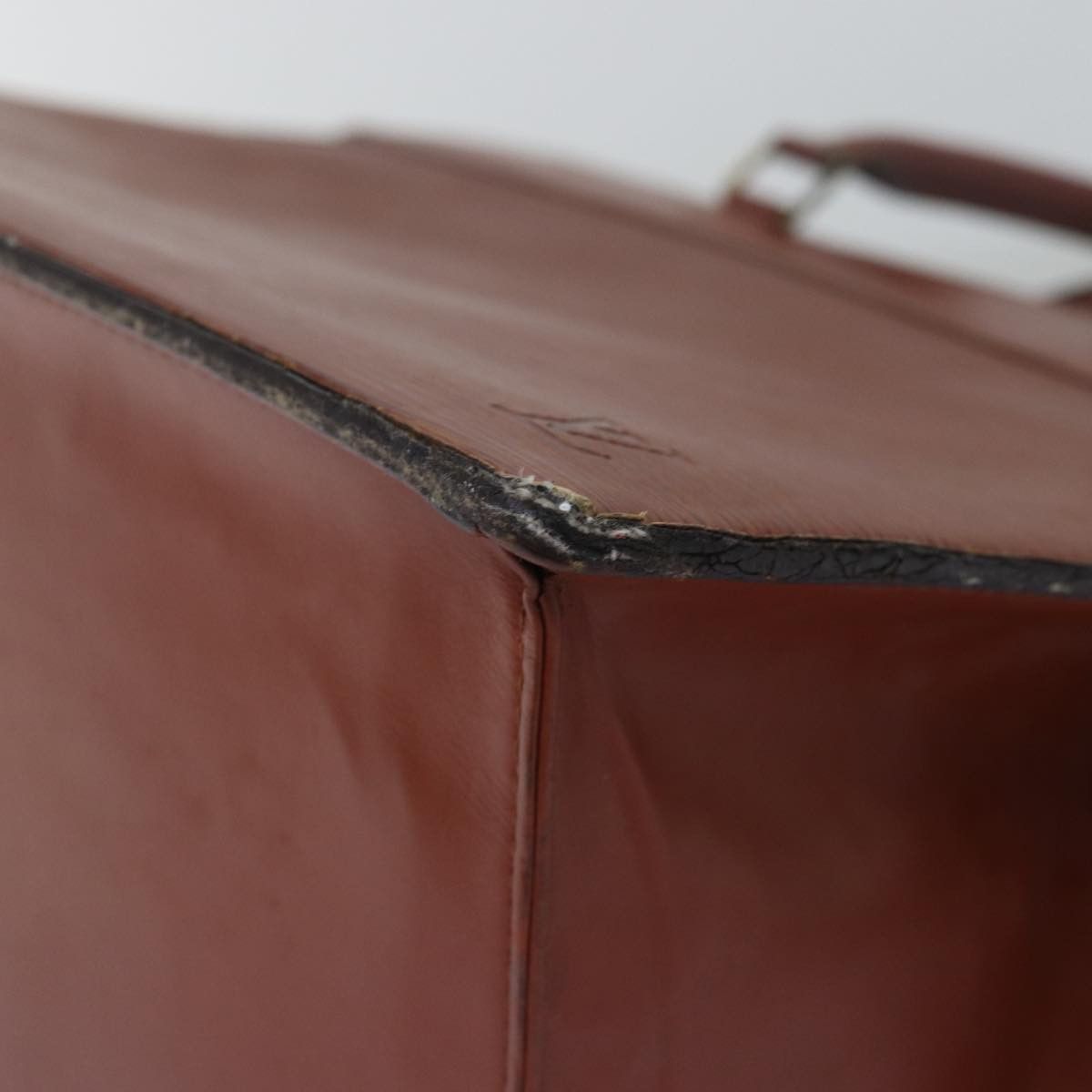 Louis Vuitton LOUIS VUITTON Epi Riviera Hand Bag Brown M48183 Size ONE SIZE - 9 Thumbnail