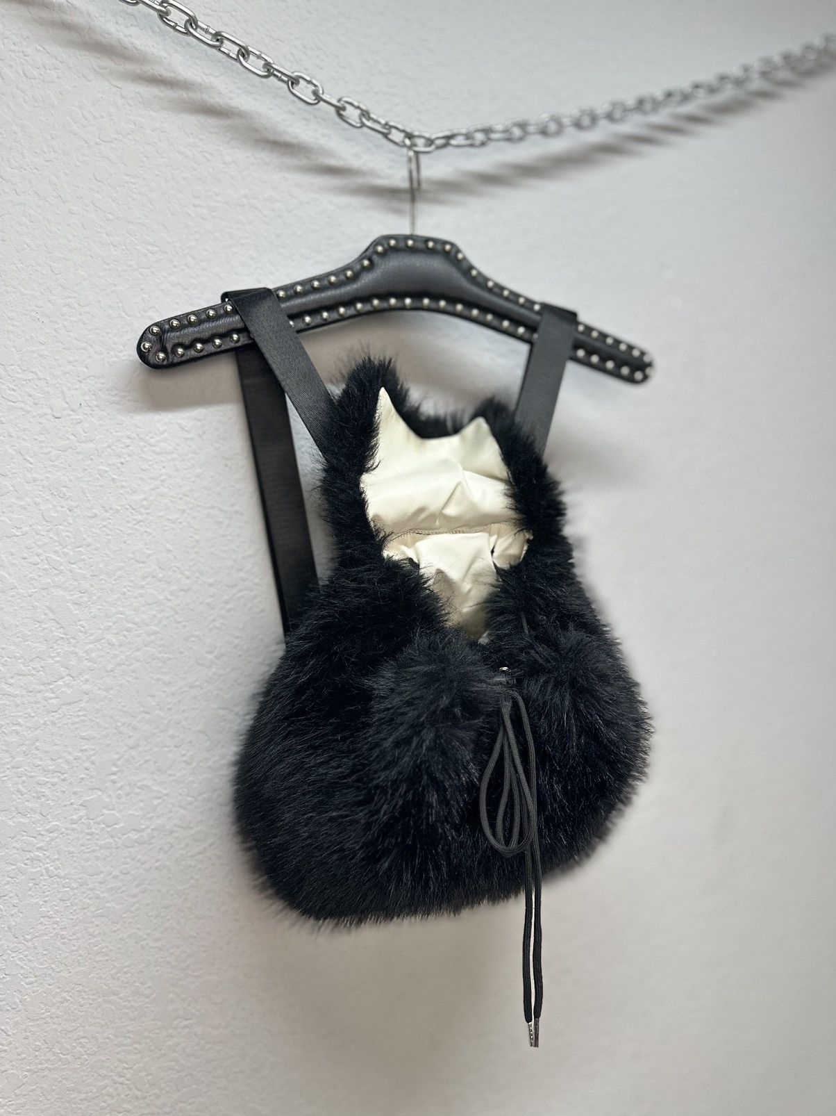 Other VINTAGE FUR BAG BALENCIAGA STYLE YETI FUR RICK OWENS STYLE Size ONE SIZE - 5 Thumbnail