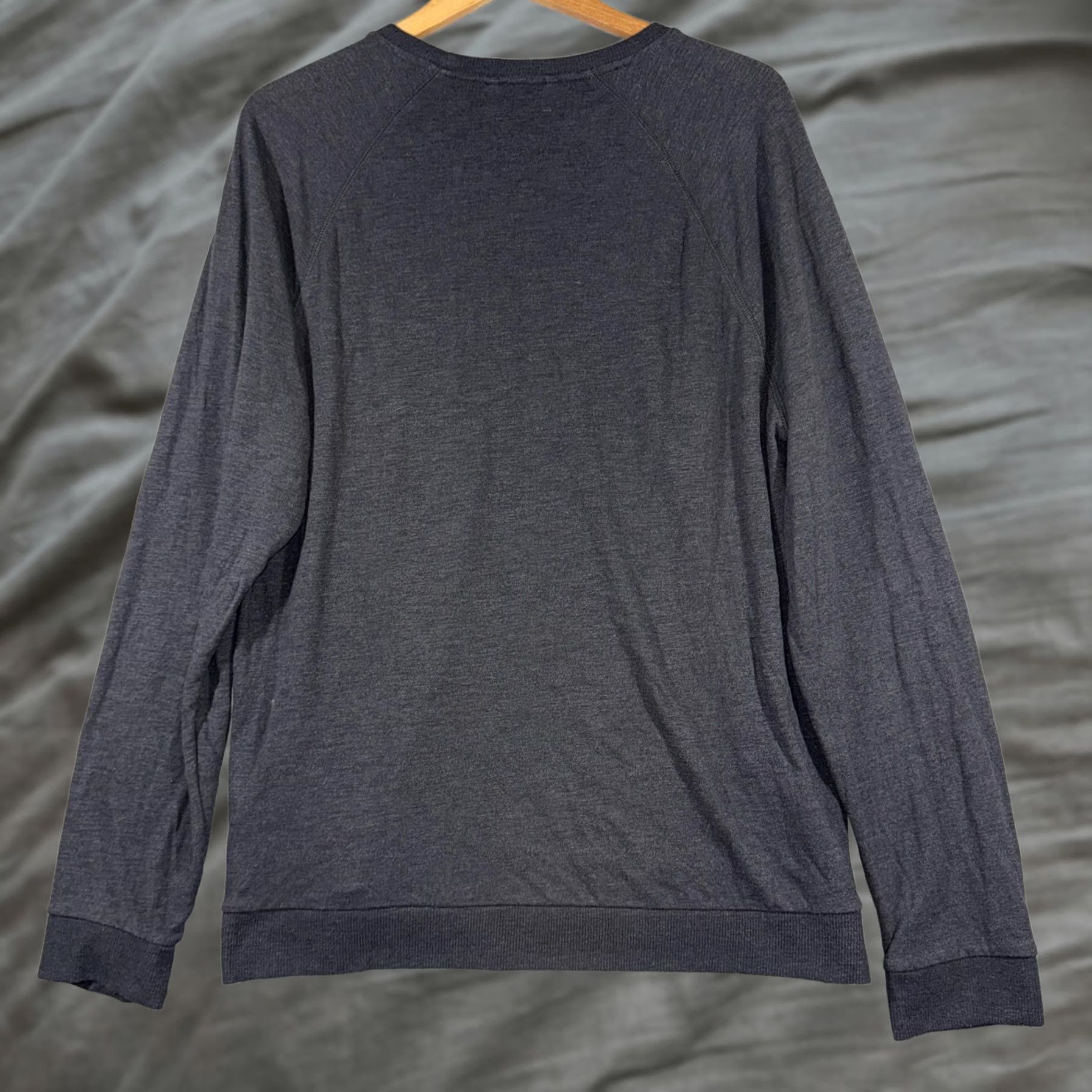 Marine Layer Marine Layer Sweatshirt Mens Large Gray Pocket Crewneck Lightweight Fleece Size US L / EU 52-54 / 3 - 1 Thumbnail