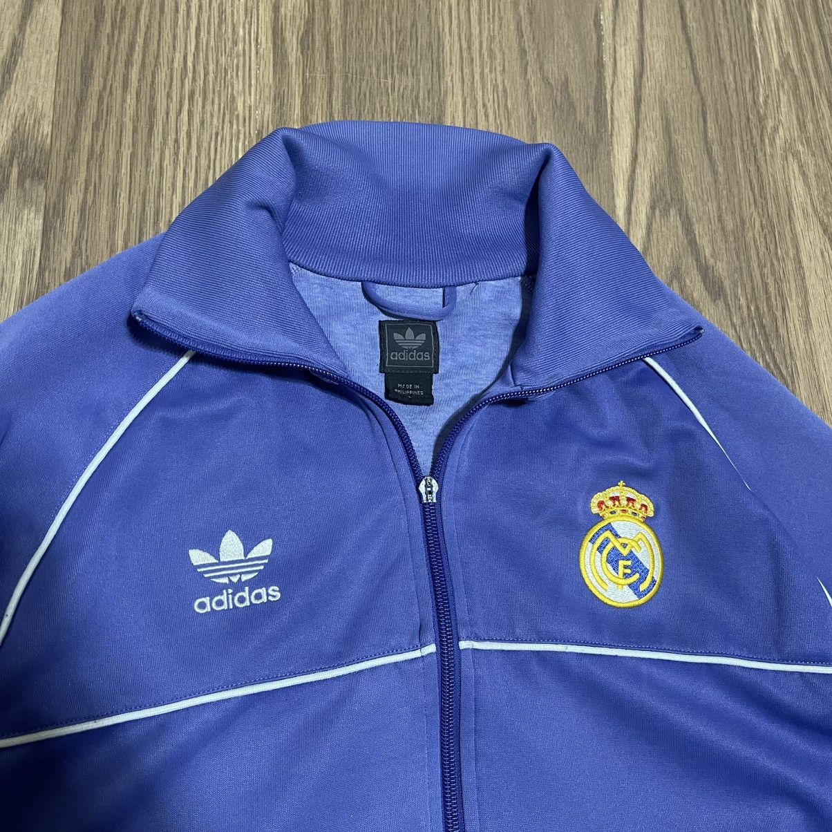 Adidas Vintage 2008 Y2K Adidas Real Madrid soccer track Jacket Size US L / EU 52-54 / 3 - 3 Thumbnail