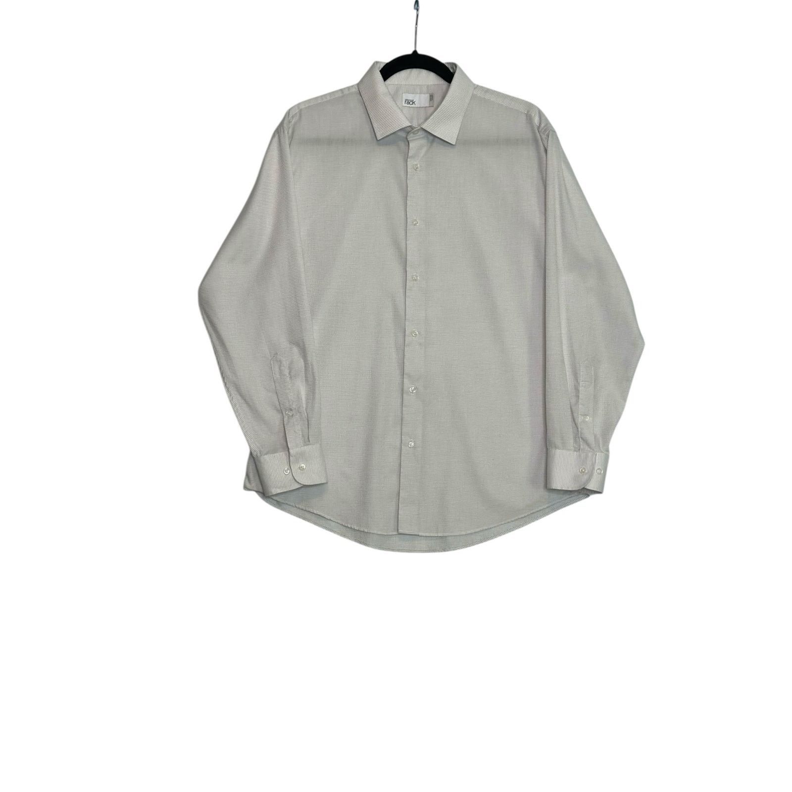 Nordstrom Nordstrom Rack off white woven long sleeves shirt size XL Size US XL / EU 56 / 4 - 7 Thumbnail