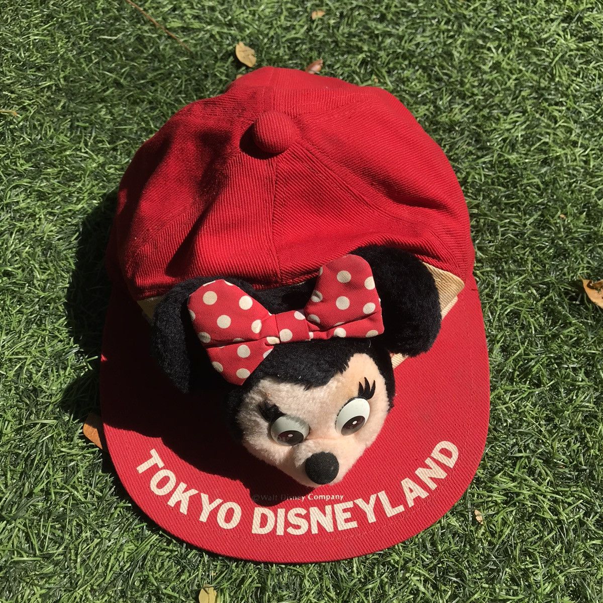 Disney × Mickey Mouse × Vintage VINTAGE MINI MOUSE FULLCAP 7 panel Tokyo disneyLand Made Size ONE SIZE - 10 Thumbnail