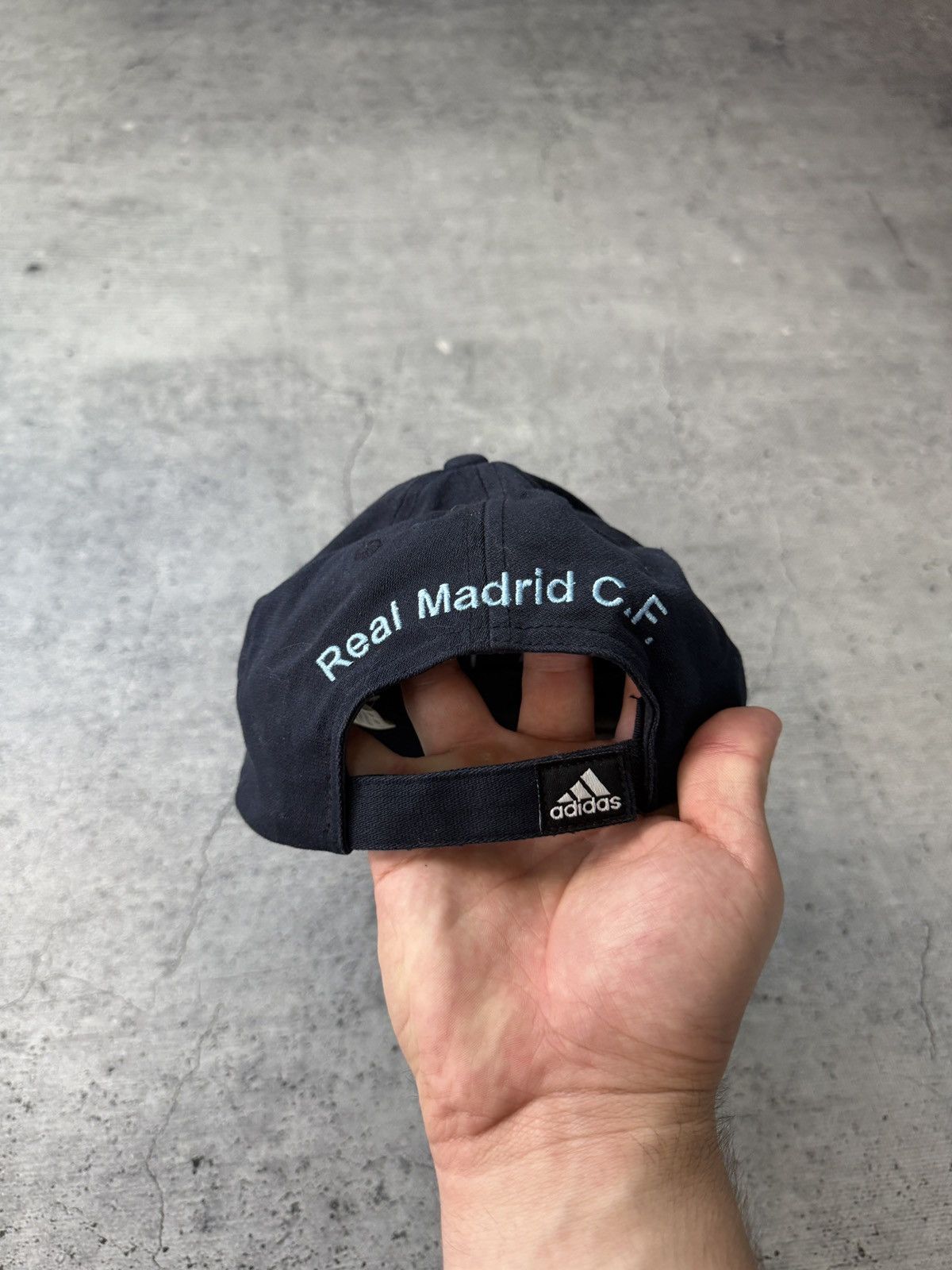 Adidas Vintage Adidas Real Madrid cap Size ONE SIZE - 3 Thumbnail