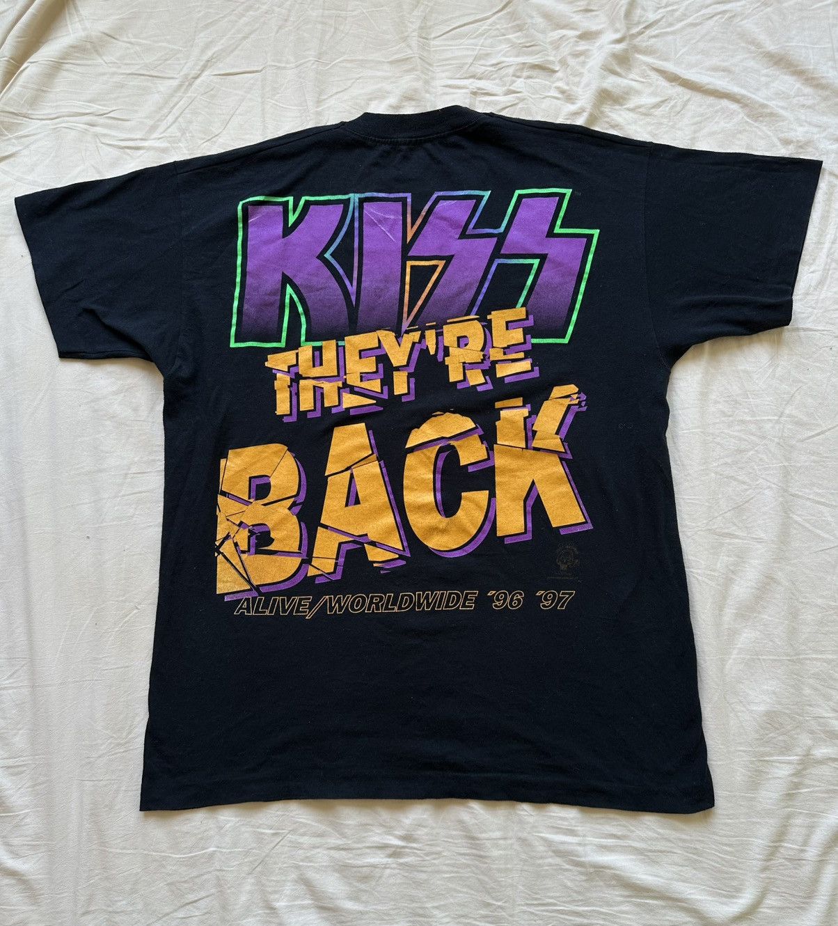 Band Tees Kiss 1996-97 vintage tour t-shirt Size US L / EU 52-54 / 3 - 2 Thumbnail