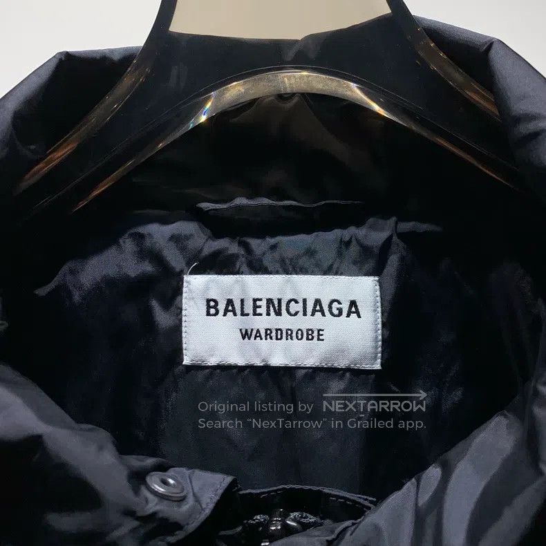 Balenciaga Balenciaga Black Printed Logo Zip-Up Jacket Size XS / US 0-2 / IT 36-38 - 2 Thumbnail