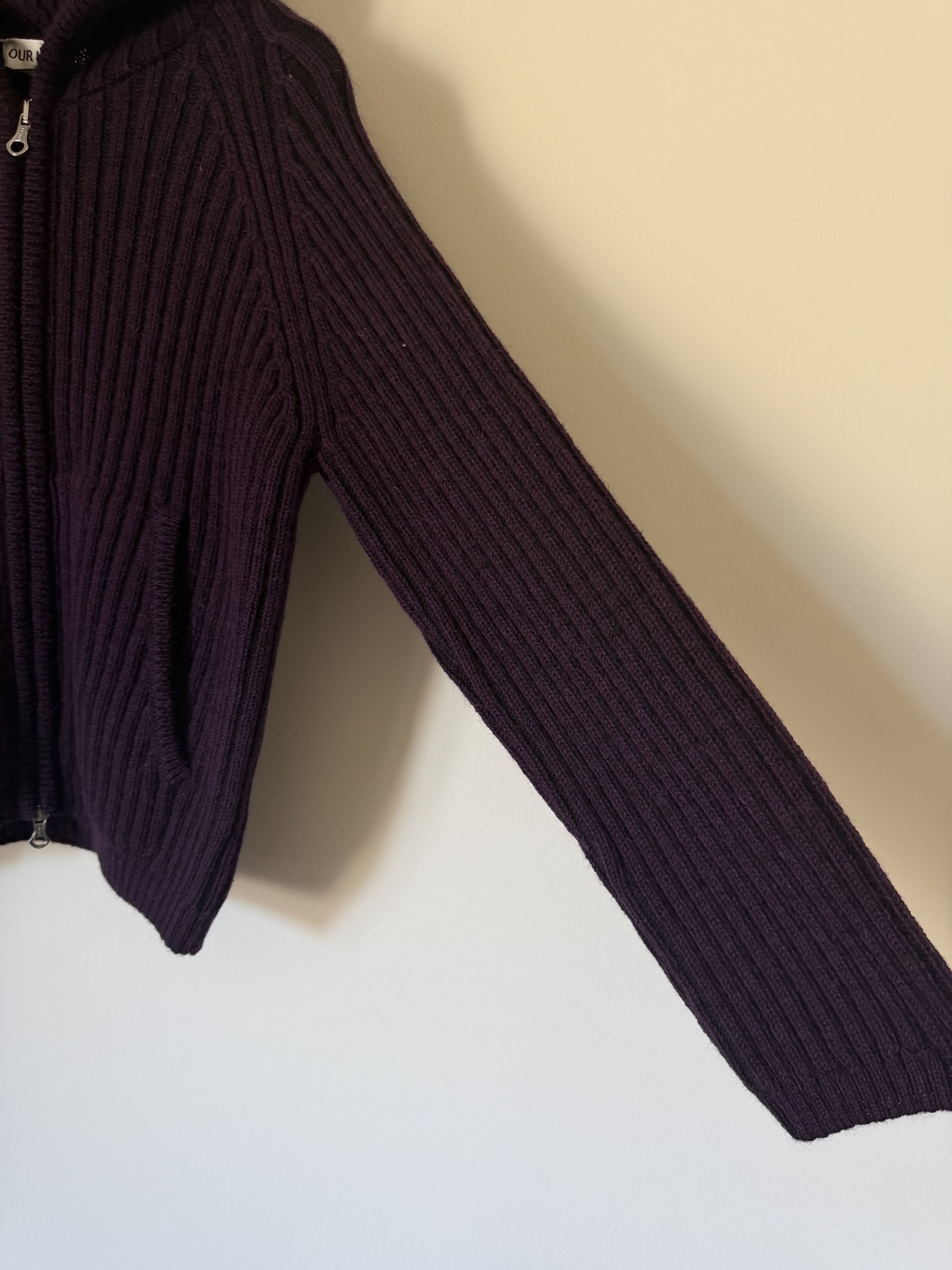 Our Legacy Our Legacy Level Hooded Sweater in Violet Stipe Isles Wool Size US S / EU 44-46 / 1 - 4 Thumbnail