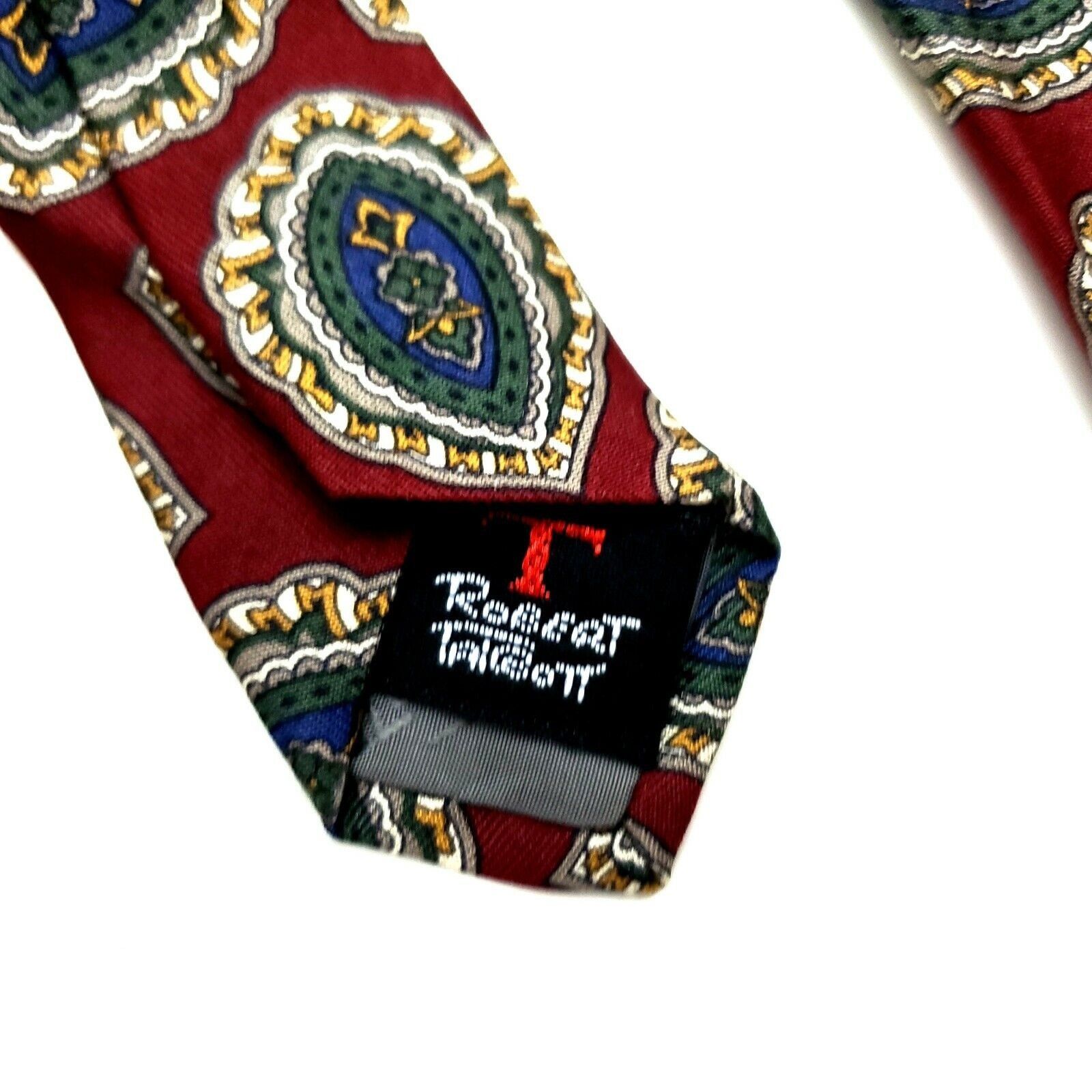 Robert Talbott Robert Talbott Carmel Valley Silk Tie Red Abstract Short Size ONE SIZE - 4 Thumbnail