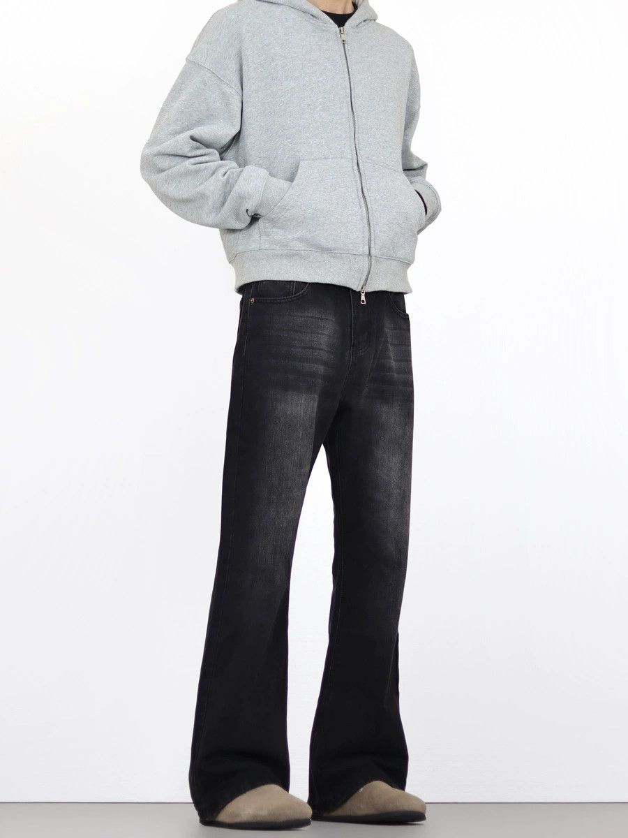 Vintage American retro washed straight Cleanfit flared jeans for men Size US 32 / EU 48 - 4 Thumbnail