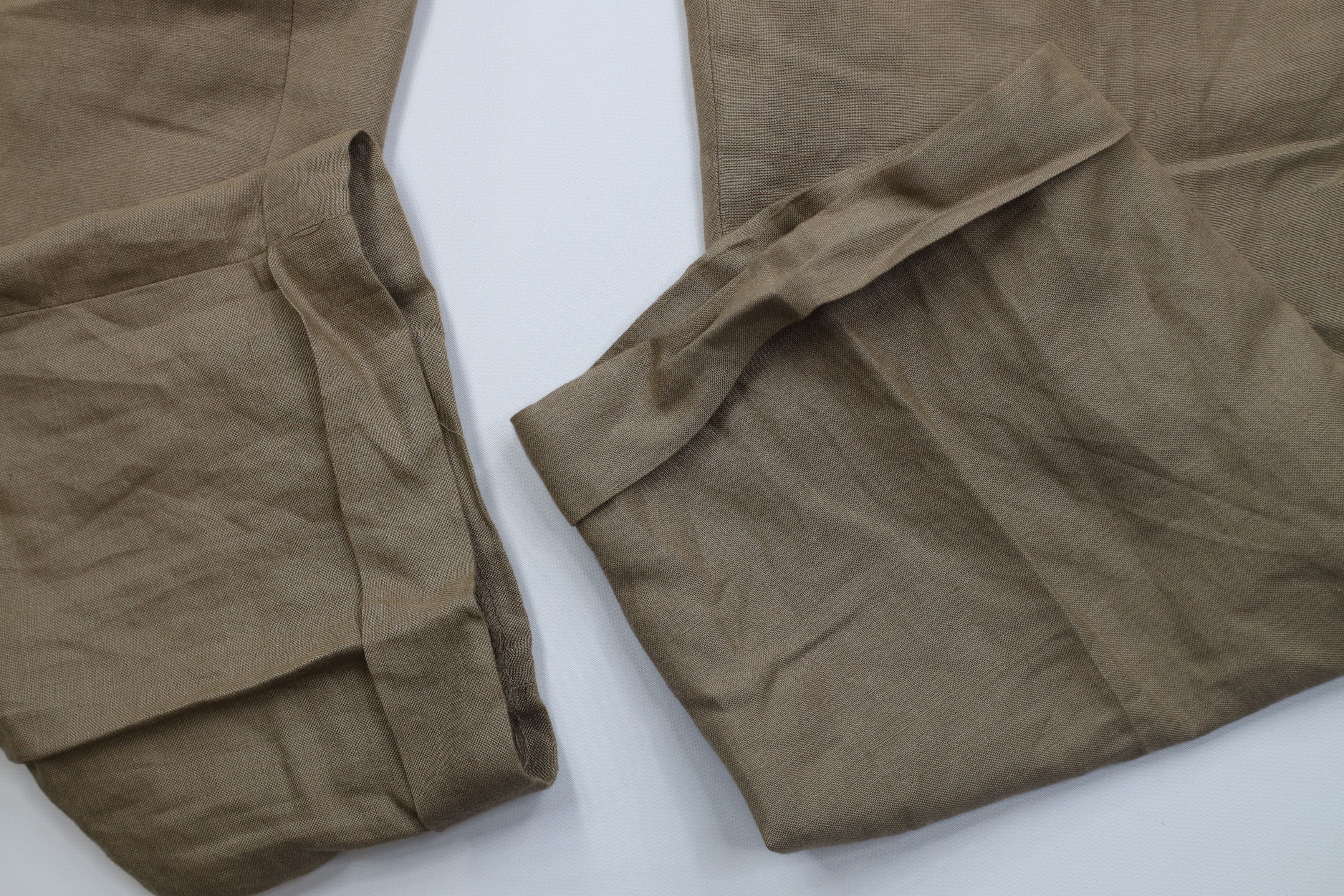 Vintage Vintage 90s Streetwear Linen Blend Wide Leg Chino Pants Size US 38 / EU 54 - 6 Thumbnail